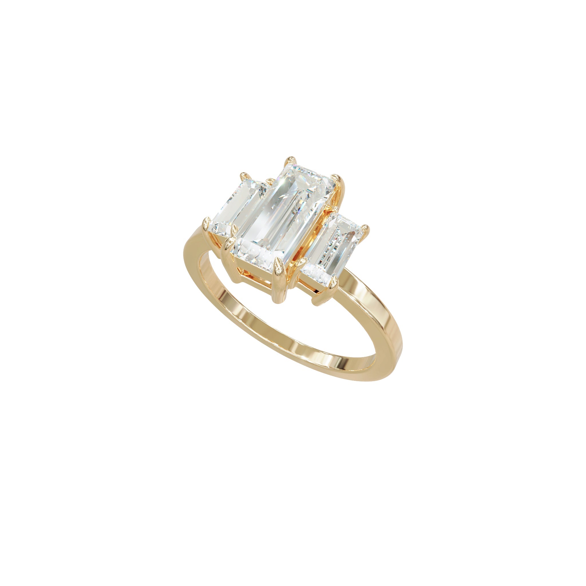 Polly Baguette Trilogy-Rings-Eliise Maar Fine Jewellery Australia-Eliise Maar Jewellery