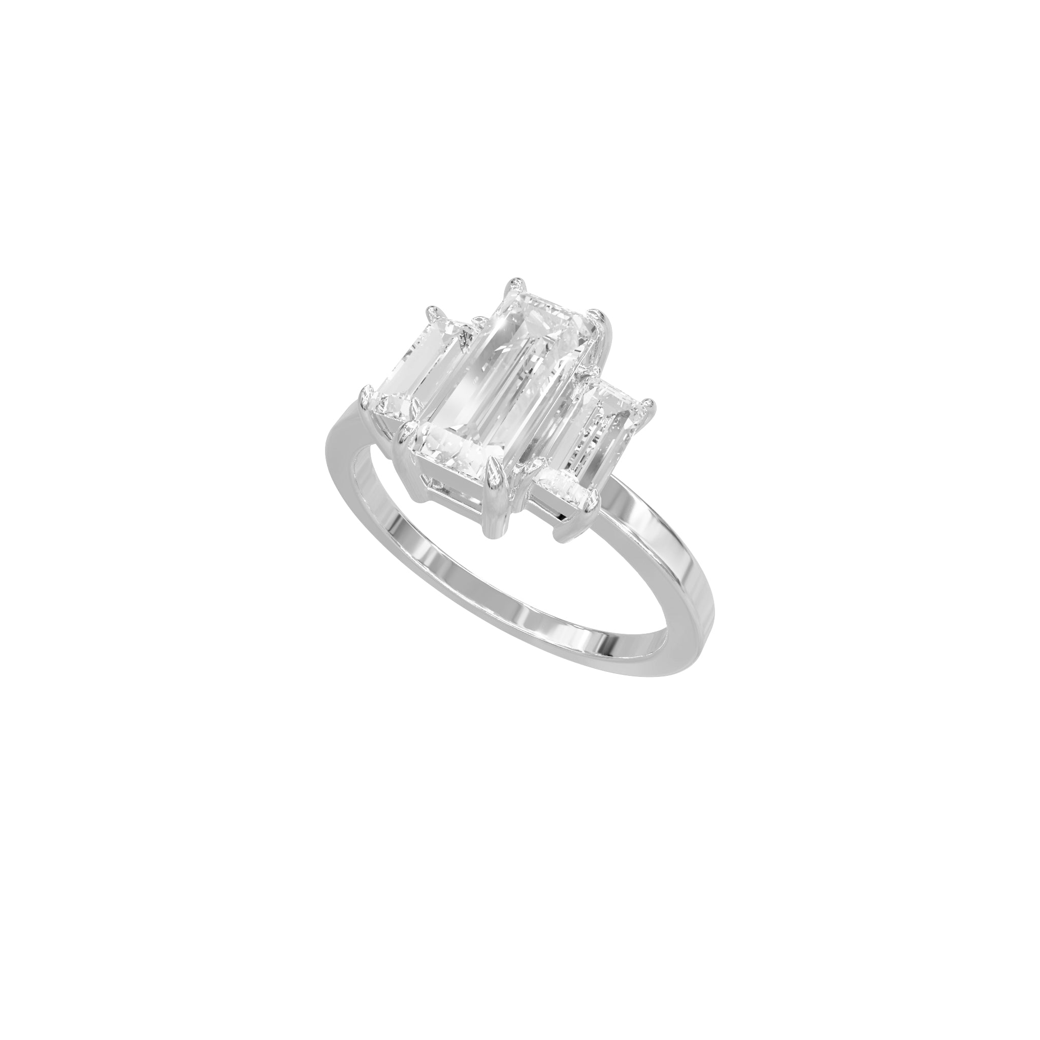 Polly Baguette Trilogy-Rings-Eliise Maar Fine Jewellery Australia-Eliise Maar Jewellery