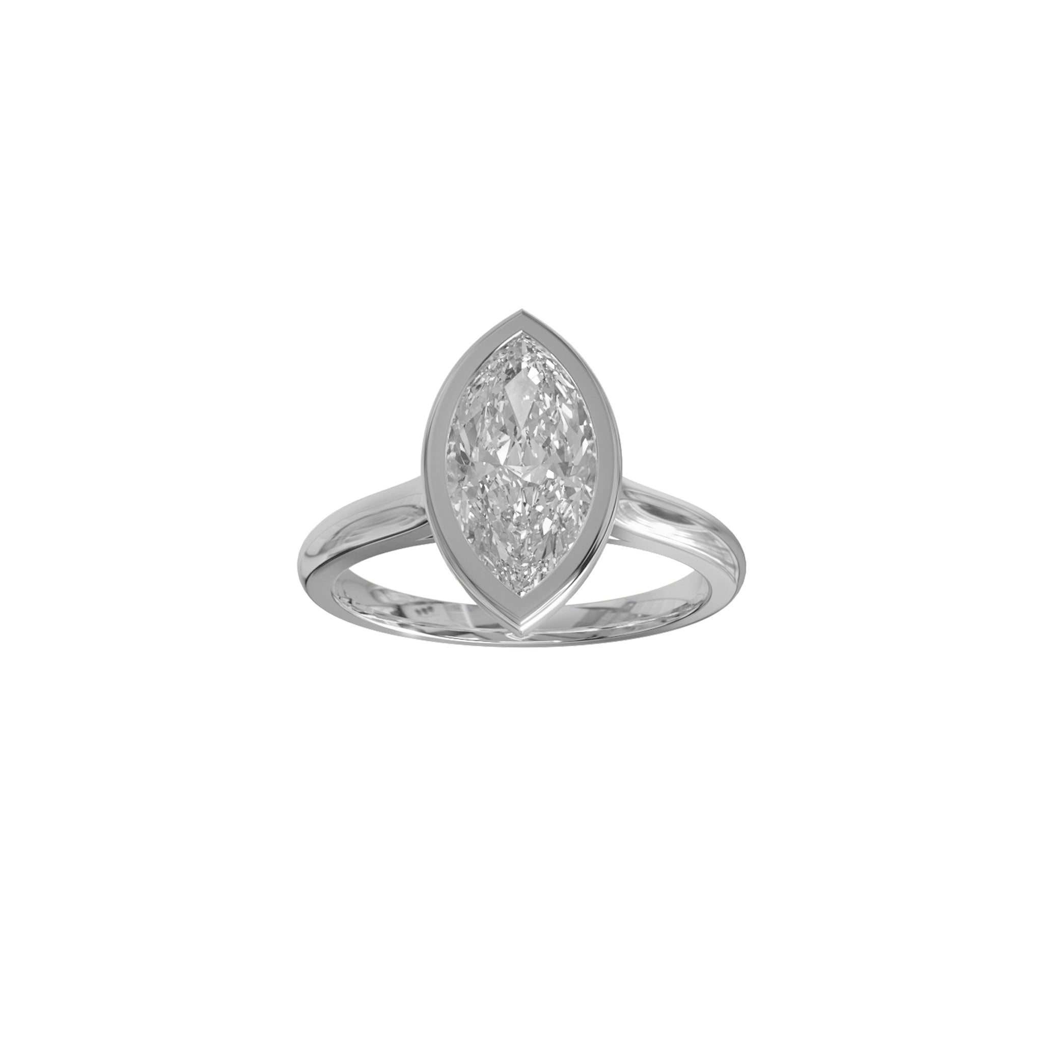 Selena Marquise Bezel Solitaire-Rings-Eliise Maar Fine Jewellery Australia-Eliise Maar Jewellery