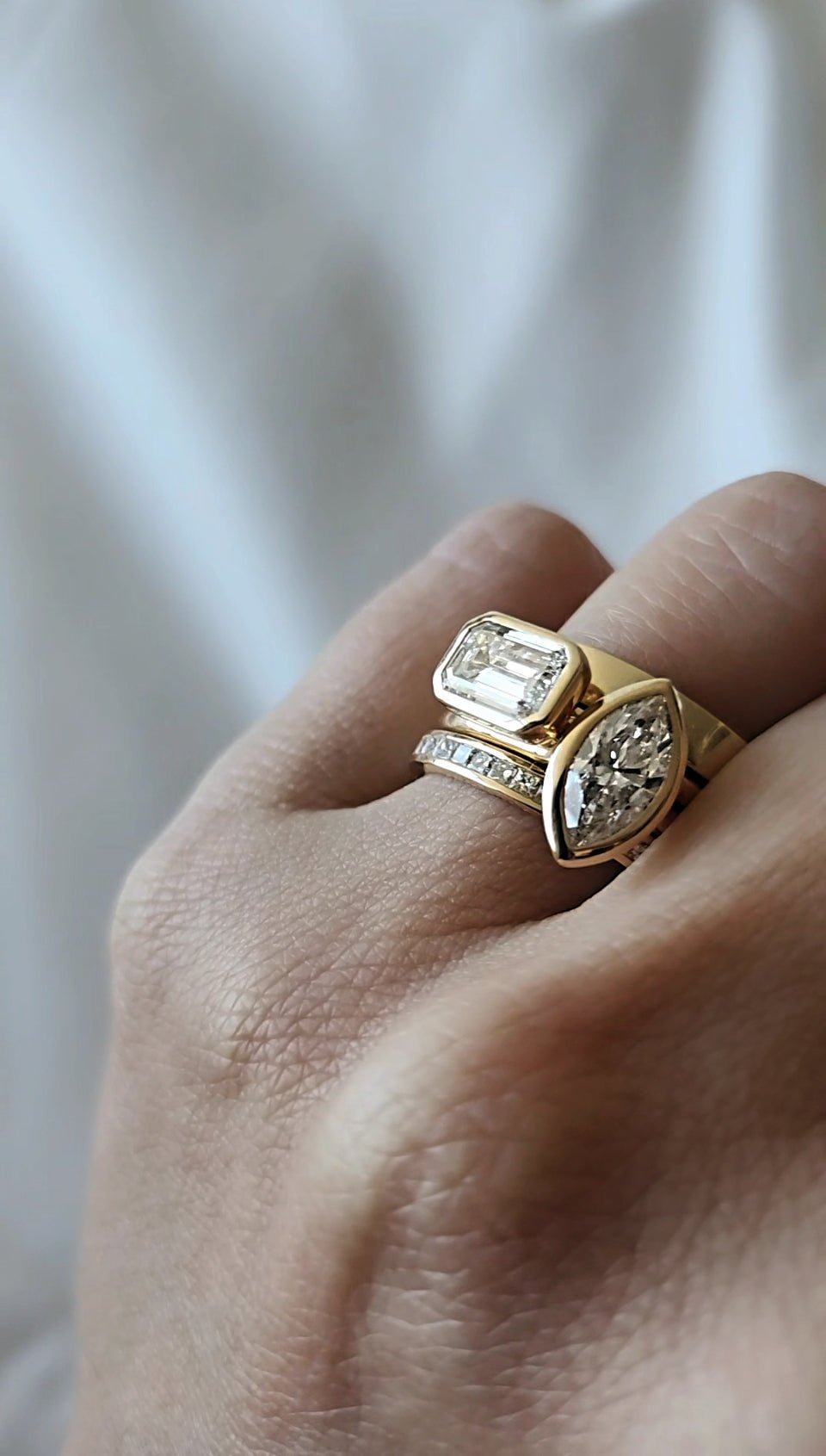 Selena Marquise Bezel Solitaire-Rings-Eliise Maar Fine Jewellery Australia-Eliise Maar Jewellery