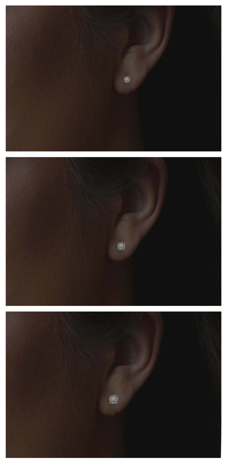 Solitaire Diamond Stud Earrings - Eliise Maar Jewellery