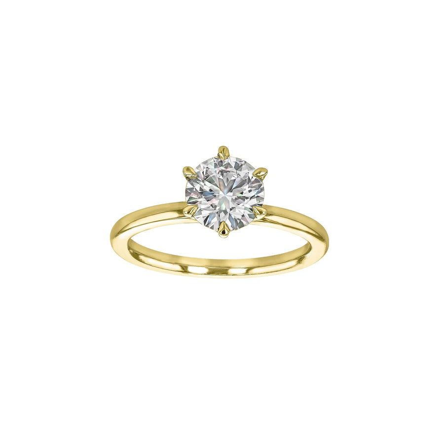 Sophie Diamond Solitaire Ring - Size 16 - 18K Yellow Gold - In Stock - Lab Grown Diamond 1ct - Eliise Maar Jewellery