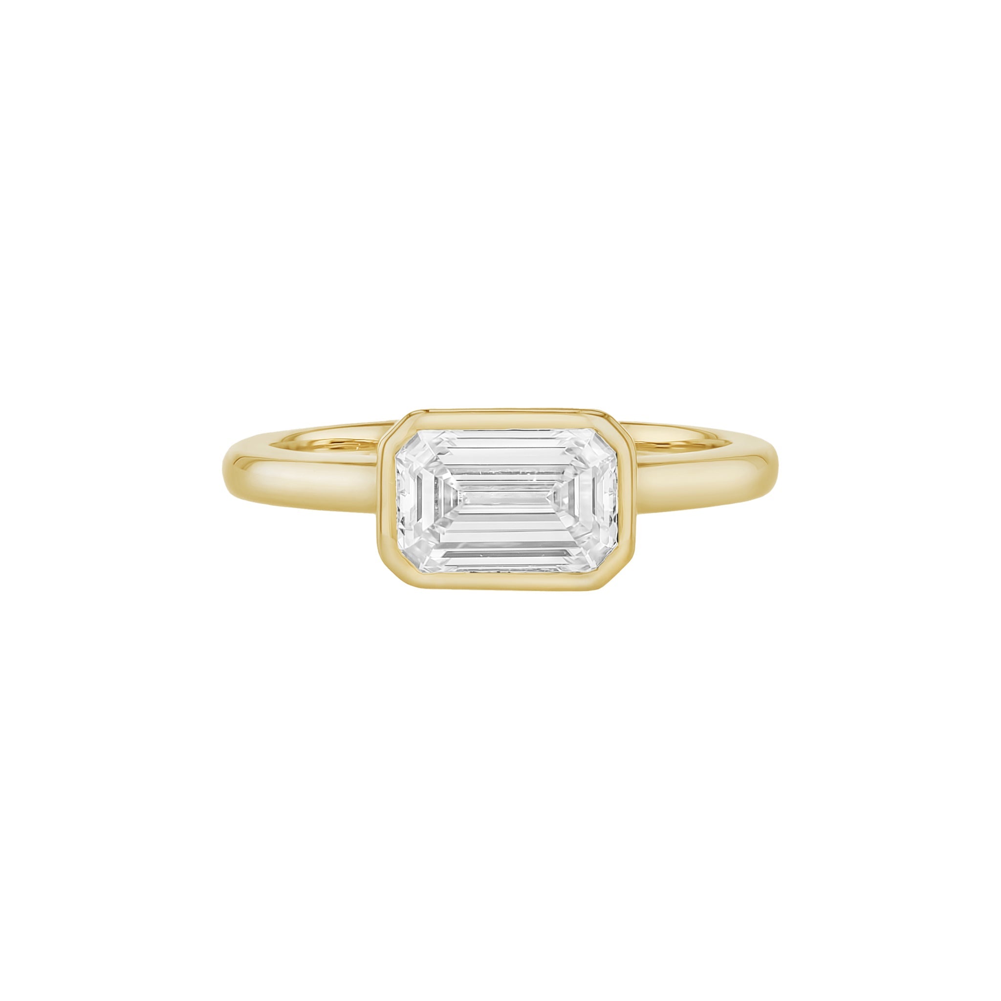 Stephanie East-West Diamond Solitaire Ring-Rings-Eliise Maar Fine Jewellery Australia-Eliise Maar Jewellery