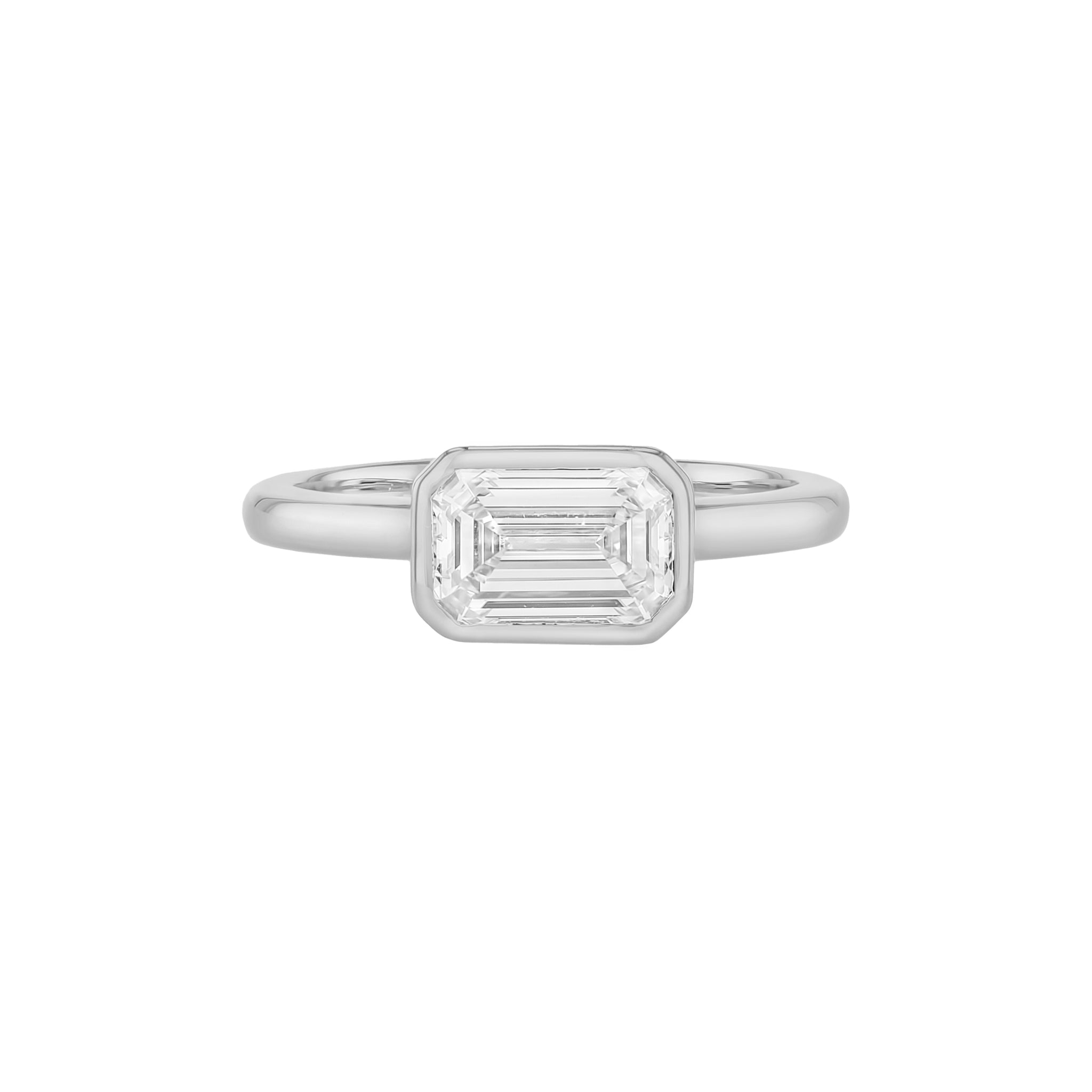 Stephanie East - West Diamond Solitaire Ring - Eliise Maar Jewellery
