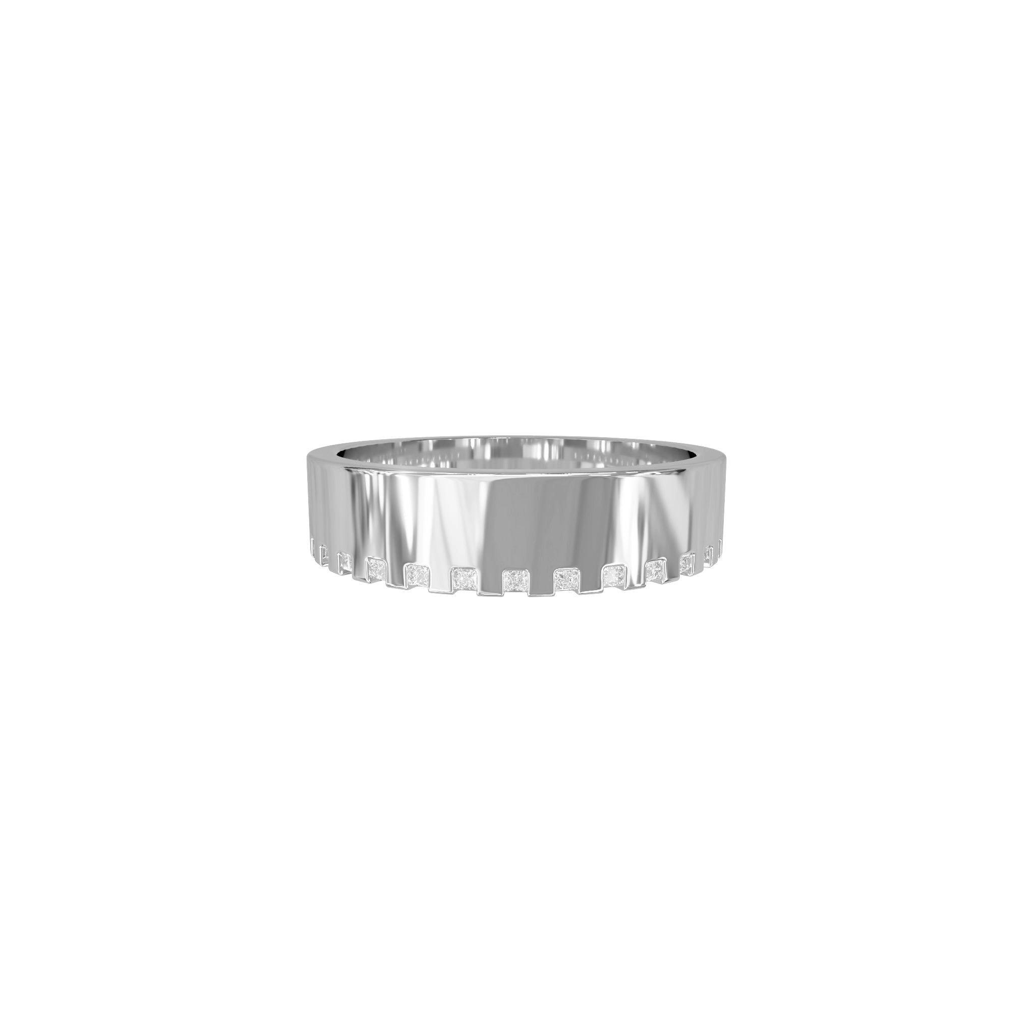 Taylor Luxe Ceremonial Band-Diamond Band-Eliise Maar Fine Jewellery Australia-18K White Gold-Eliise Maar Jewellery