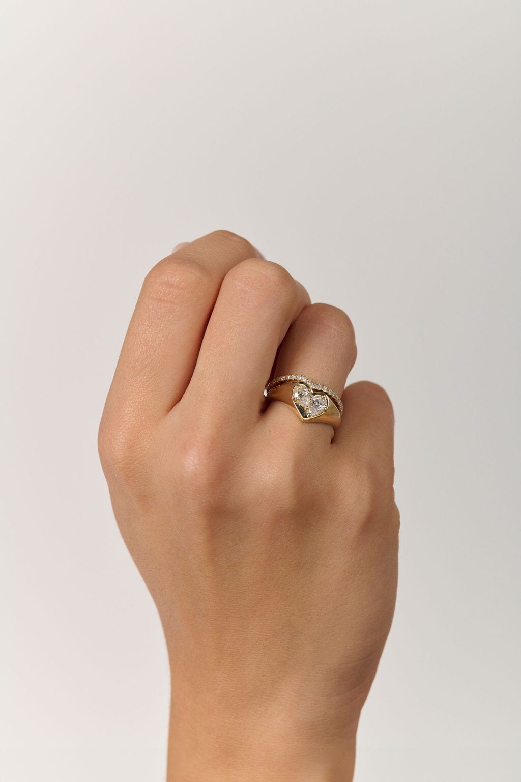 The Other Half Birthstone Signet Ring - Size L (16.5mm)-Rings-Eliise Maar Fine Jewellery Australia-Eliise Maar Jewellery