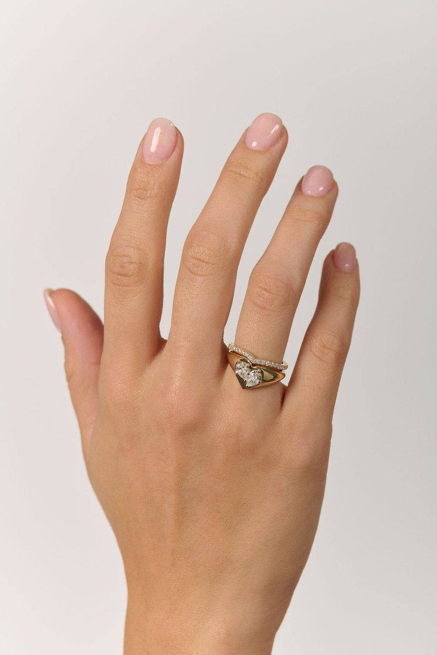 The Other Half Birthstone Signet Ring - Eliise Maar Jewellery