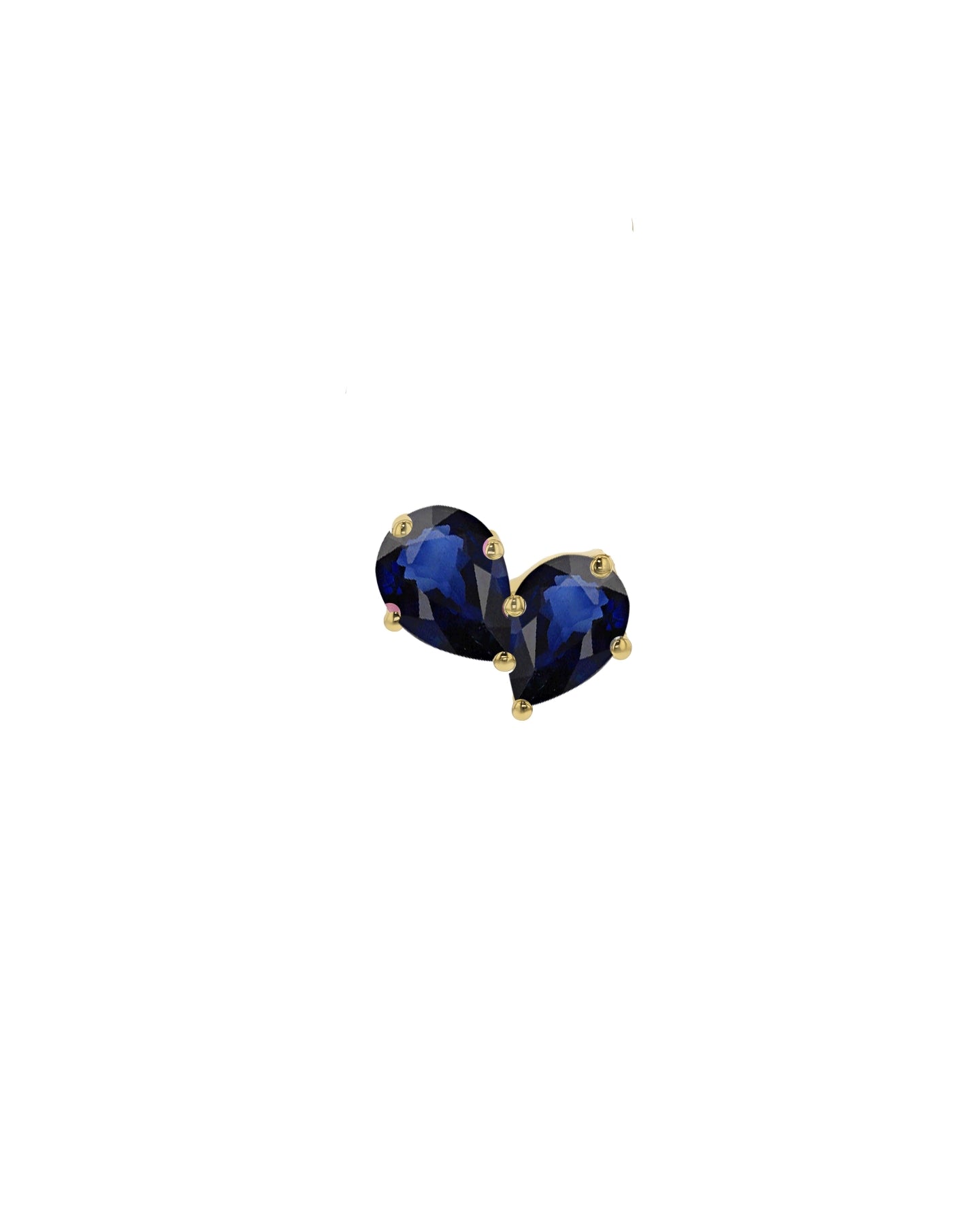 The Other Half Signet Birthstone Medallion With Diamonds-Necklaces-Eliise Maar Fine Jewellery Australia-Sapphire | Sapphire-Eliise Maar Jewellery