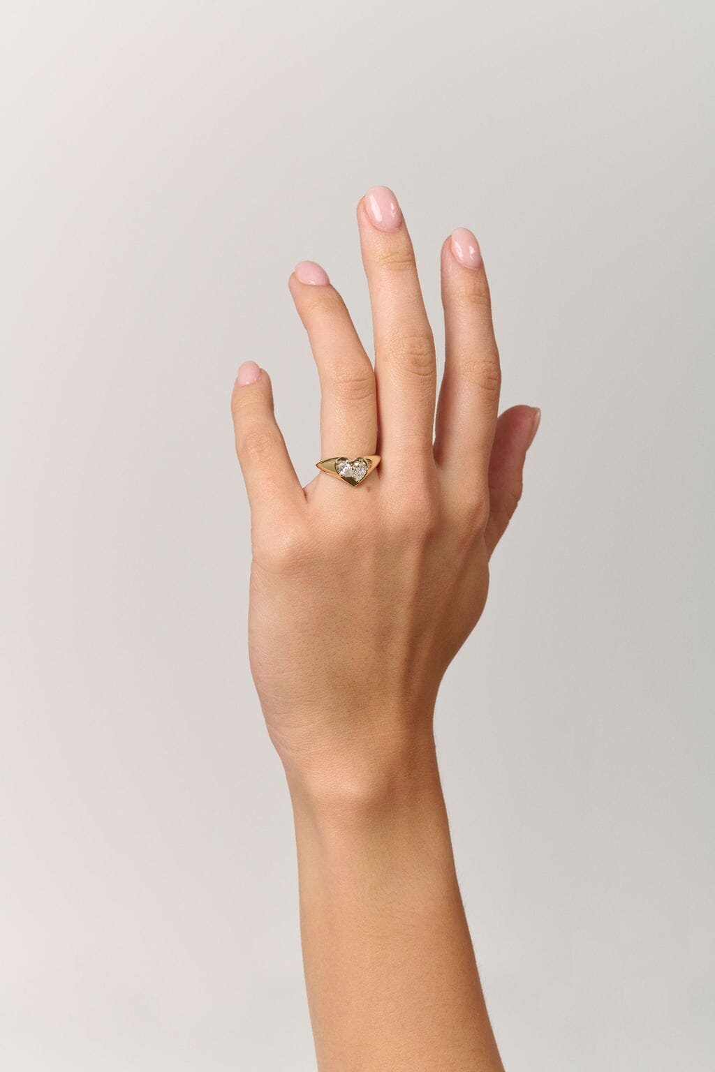 The Other Half Signet Birthstone Ring-Necklaces-Eliise Maar Fine Jewellery Australia-Eliise Maar Jewellery