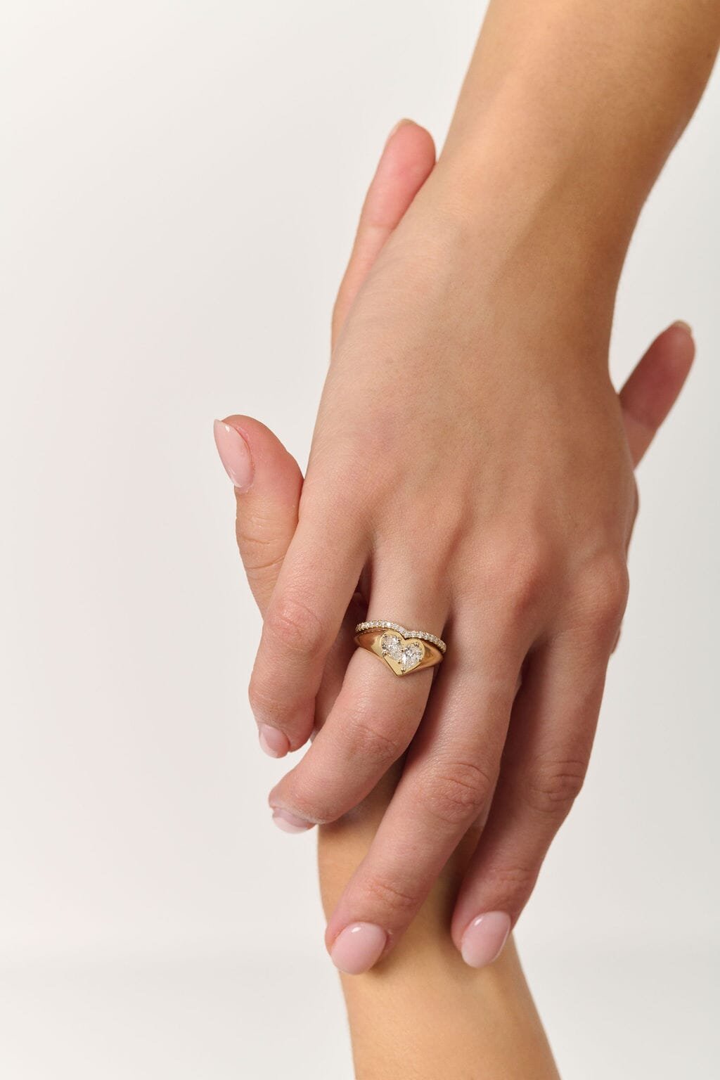 The Other Half Signet Birthstone Ring-Necklaces-Eliise Maar Fine Jewellery Australia-Eliise Maar Jewellery