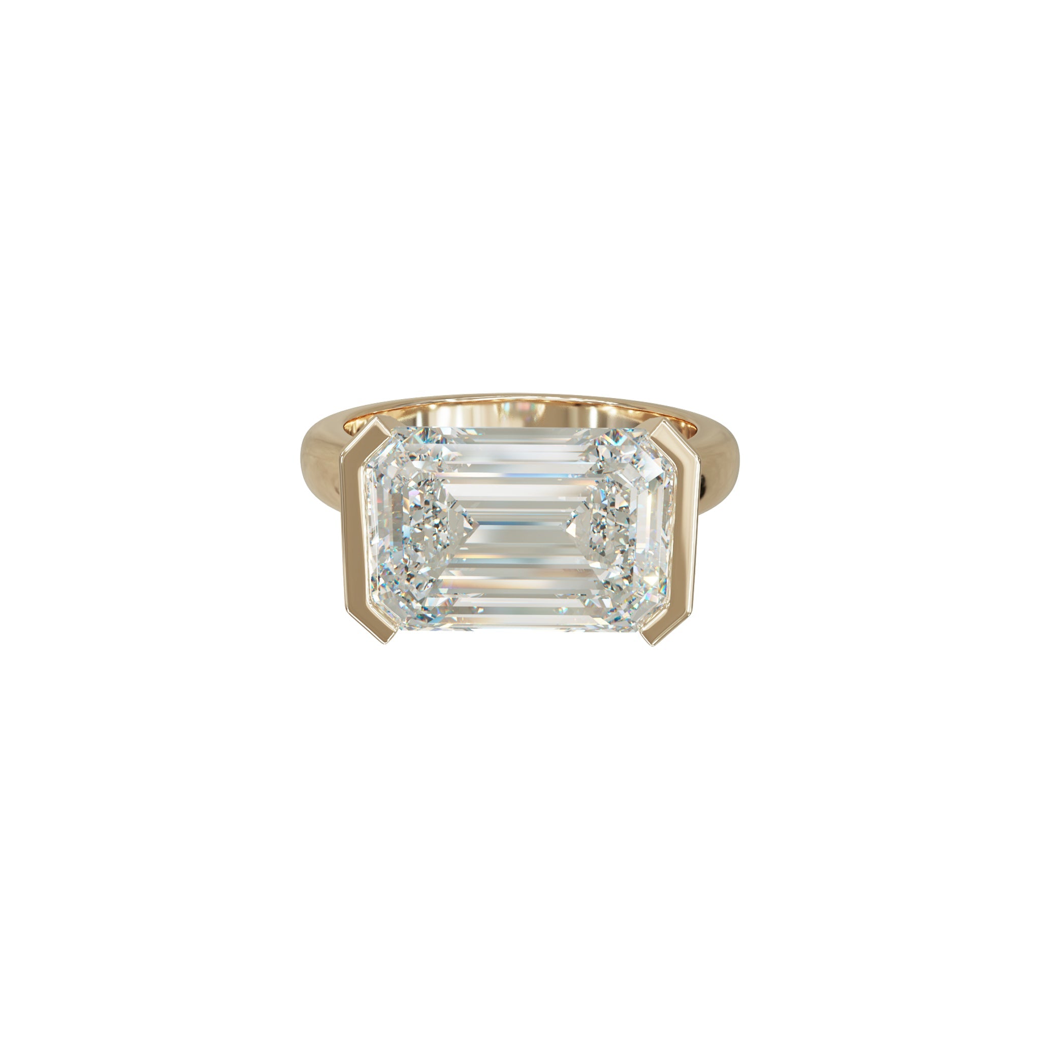Vivian East-West Radiant Ring-Eliise Maar Fine Jewellery Australia-Eliise Maar Jewellery
