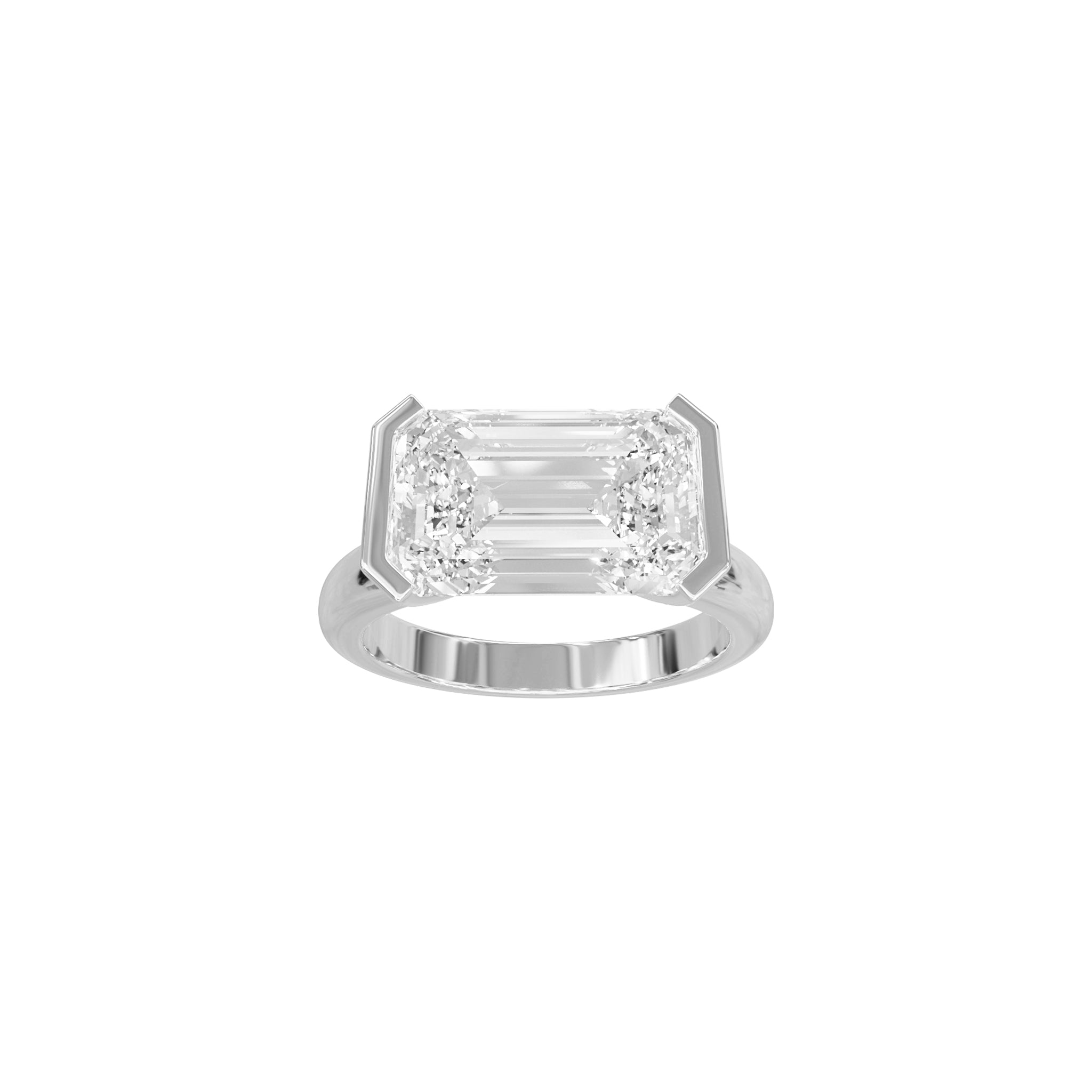 Vivian East-West Radiant Ring-Eliise Maar Fine Jewellery Australia-Eliise Maar Jewellery