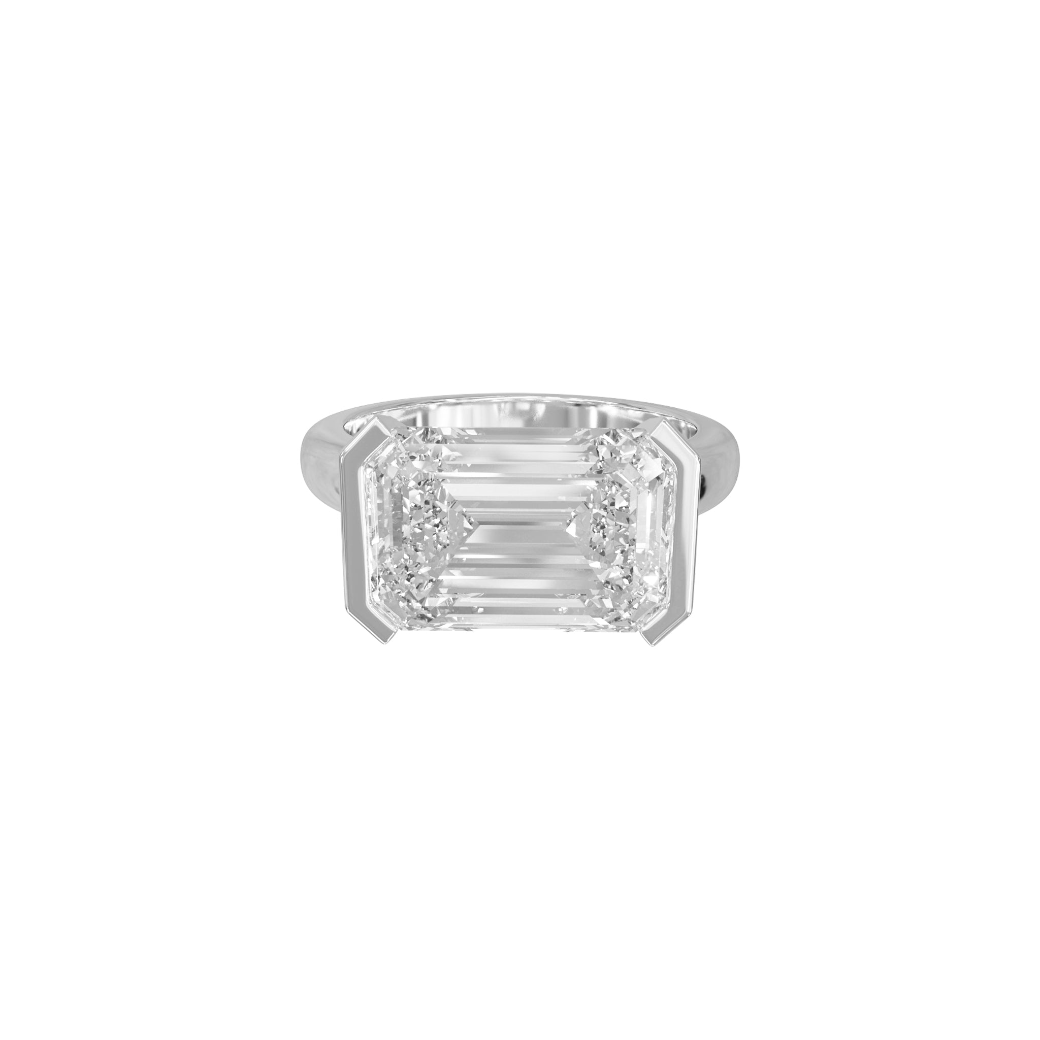 Vivian East-West Radiant Ring-Eliise Maar Fine Jewellery Australia-Eliise Maar Jewellery