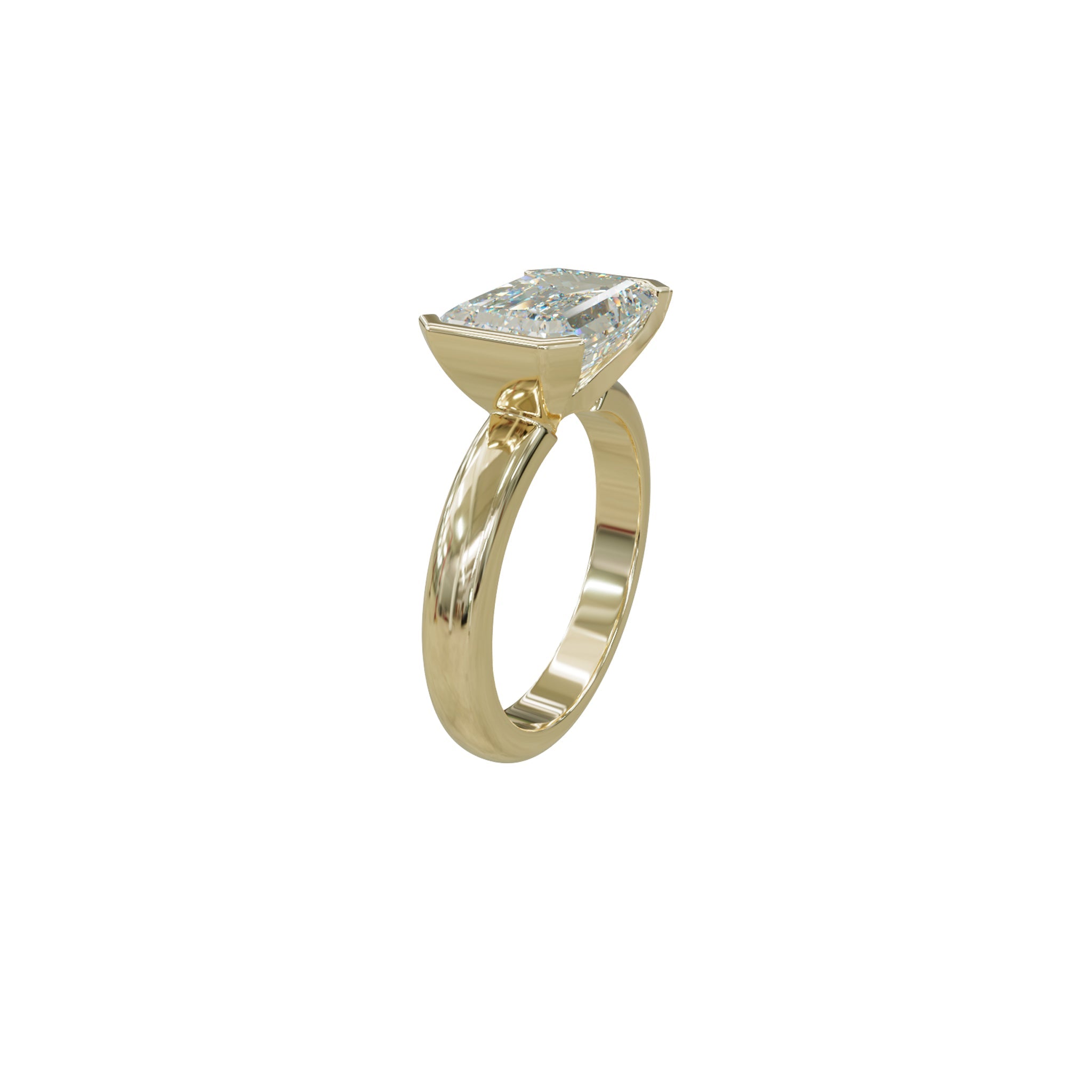 Vivian East-West Radiant Ring-Eliise Maar Fine Jewellery Australia-Eliise Maar Jewellery