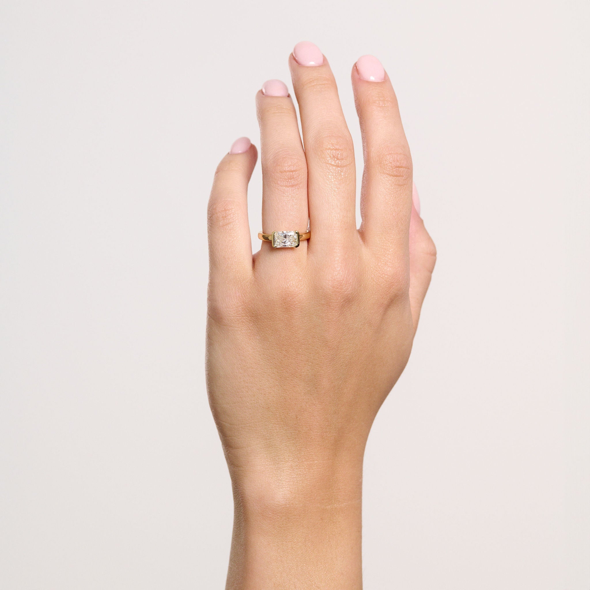 Vivian East-West Radiant Ring-Eliise Maar Fine Jewellery Australia-Eliise Maar Jewellery