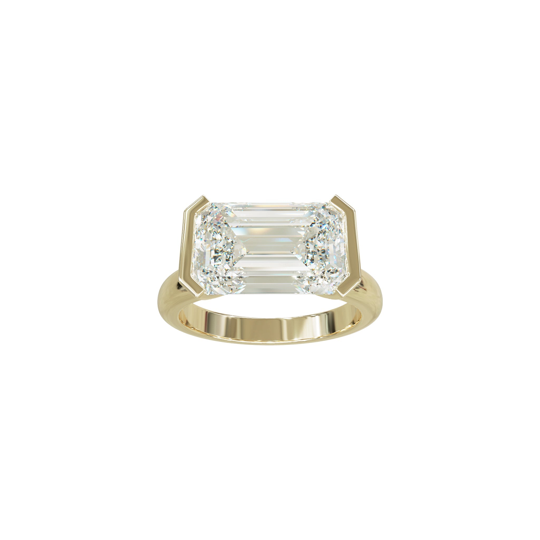 Vivian East-West Radiant Ring-Eliise Maar Fine Jewellery Australia-Eliise Maar Jewellery