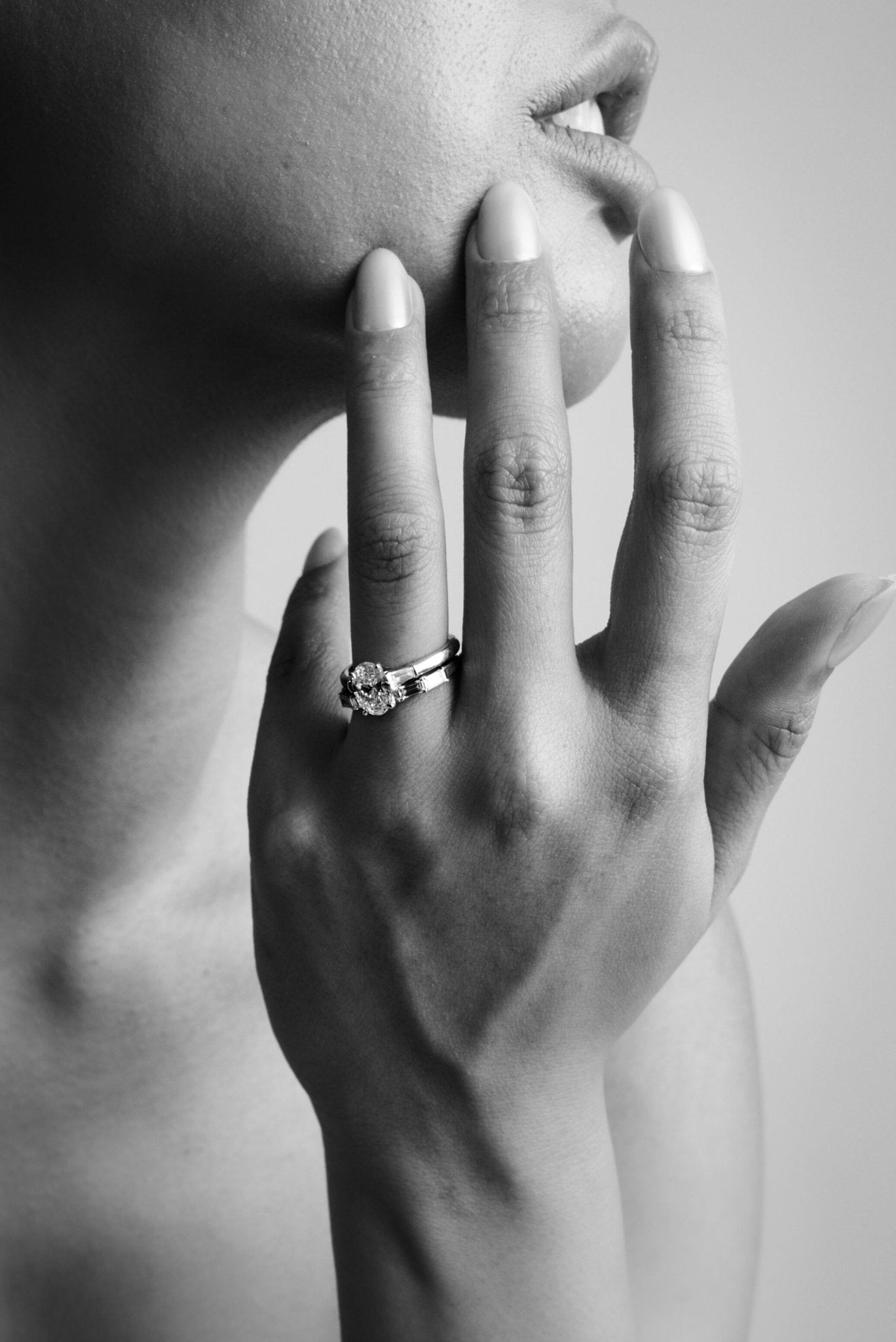 Willow Diamond Ring - 18K White Gold - 0.90ct Lab Grown Diamond - Size L (16.5mm)-Rings-Eliise Maar Fine Jewellery Australia-Eliise Maar Jewellery