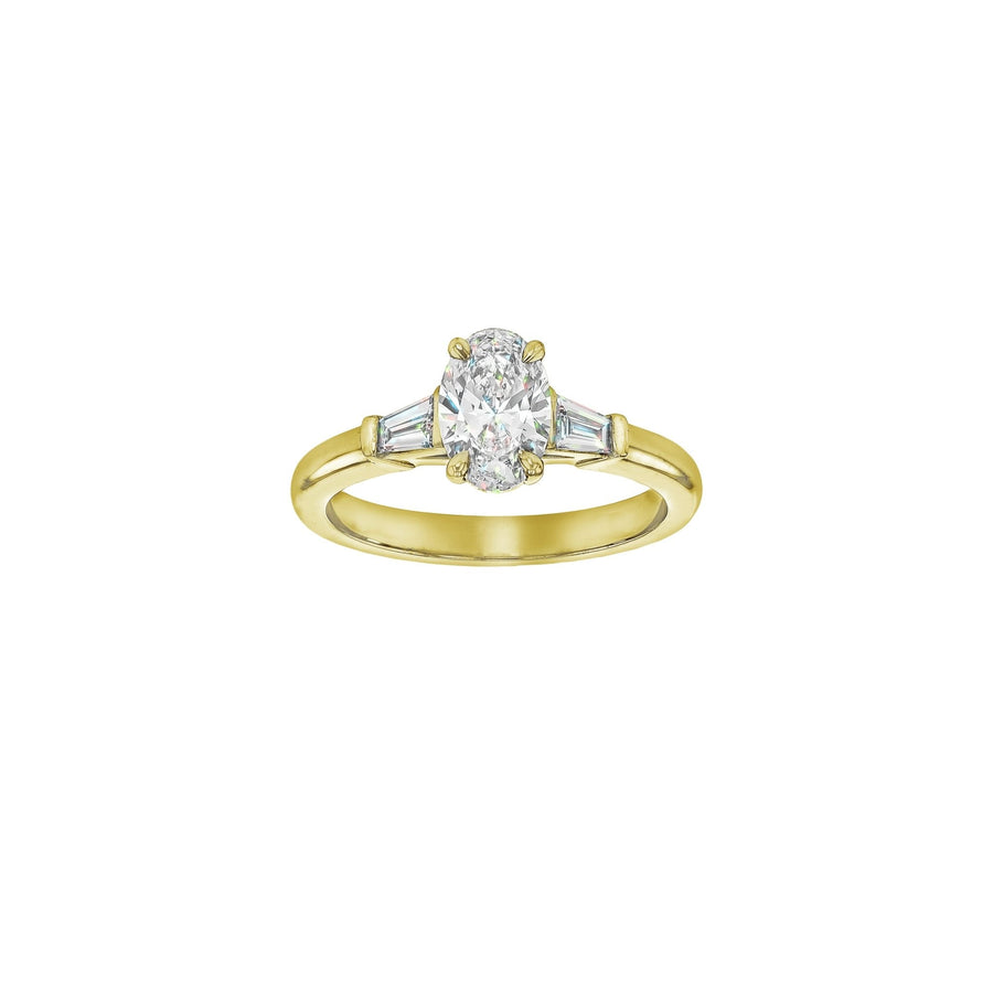 Willow Diamond Ring - Size 17 - 18K Yellow Gold - In Stock - 1.30ct Lab Grown Diamond - Eliise Maar Jewellery