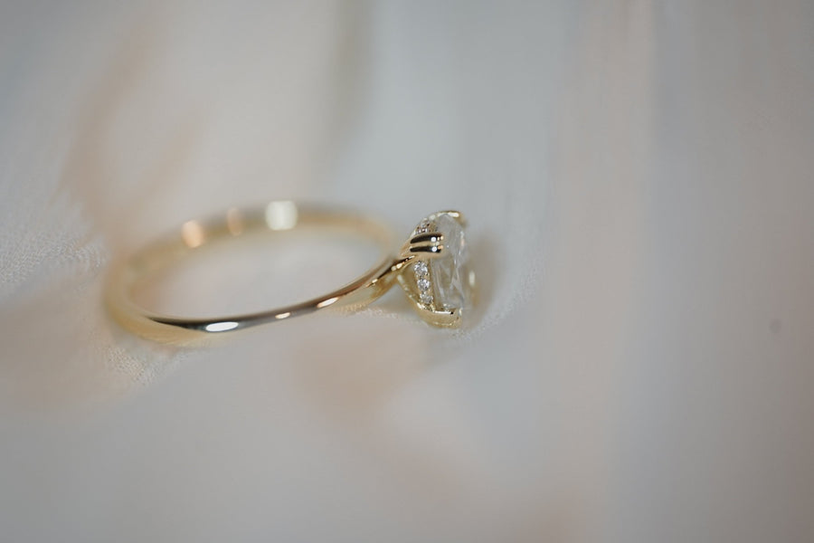 0.70ct Charlotte Diamond Ring - 18K Yellow Gold - Natural Diamond - Eliise Maar Jewellery