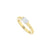 0.70ct Margot East-West Oval Natural Diamond Solitaire - Eliise Maar Jewellery