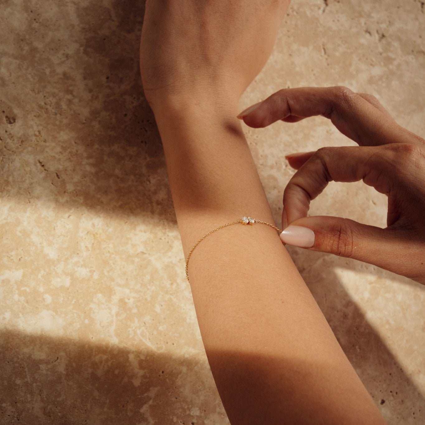 Bracelets-Femme, minimal and enduring. Designed with the intention to feel less like an accessory and more like an everyday necessity. One of the pieces in our Angelica Collection, the collection includes the Angelica Luxe, Petite Angelica, Angelica Earrings & Angelica Necklace.-ELIISE MAAR JEWELLERY