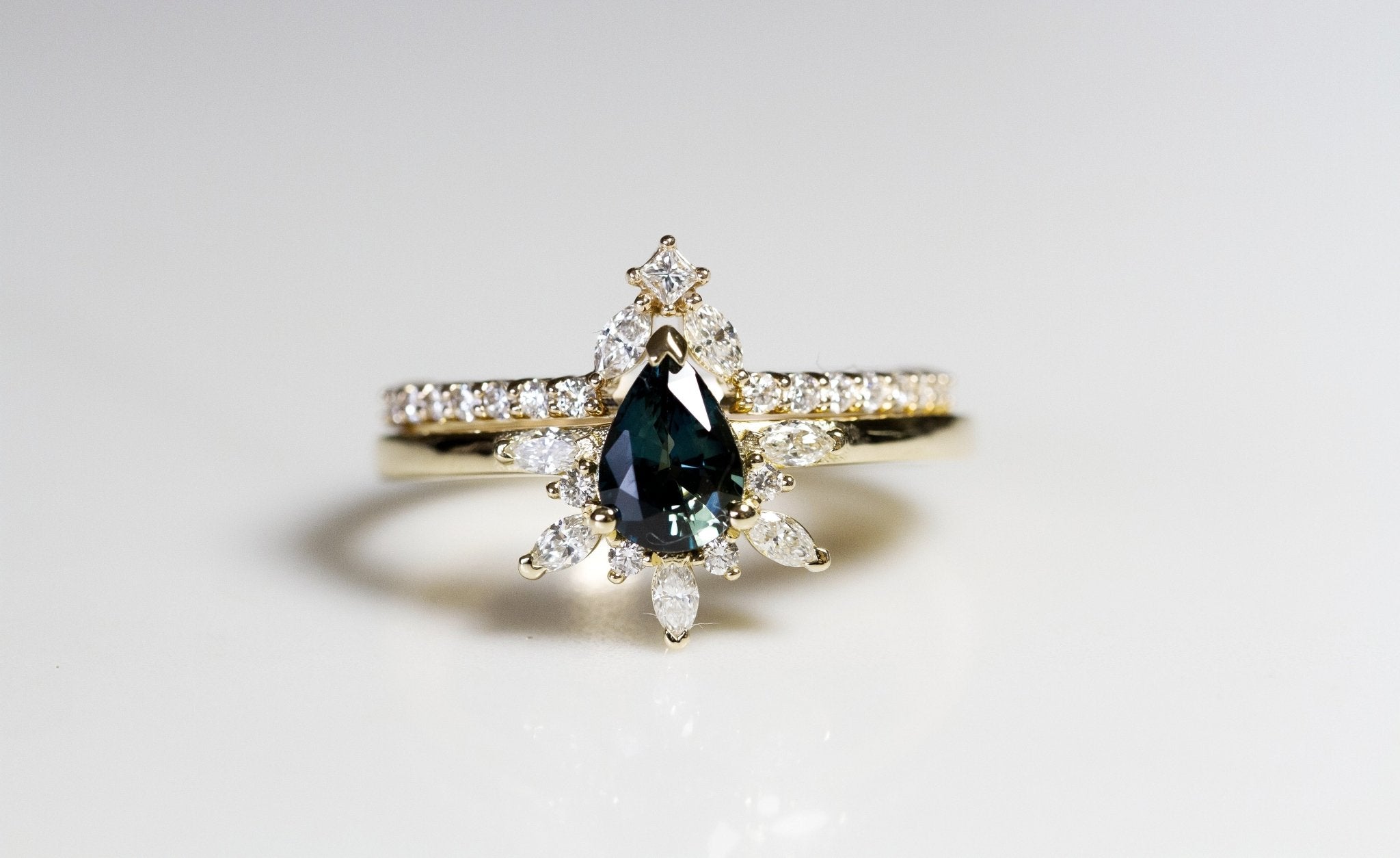 Rings-Diamond crown fit for a queen. Complete your Natasha set with this diamond crown. Product Details - Featuring 0.25ct of natural F colour / SI1 clarity diamonds- The ring is 1.80mm wide and 1.60mm thick-ELIISE MAAR JEWELLERY