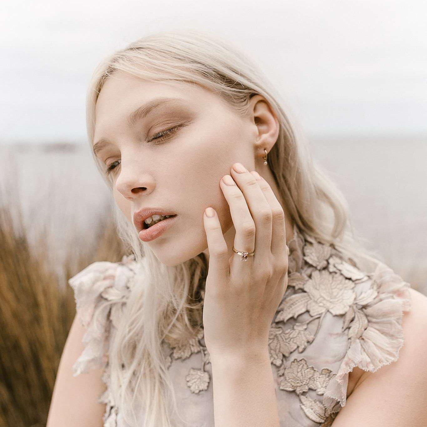 Rings-Pearl Sleeper Earrings, made to order in Australia. Comfortable for day and night wear, including sleep. Lead time 2-4 weeks. Timeless pearl design for any occasion.-ELIISE MAAR JEWELLERY