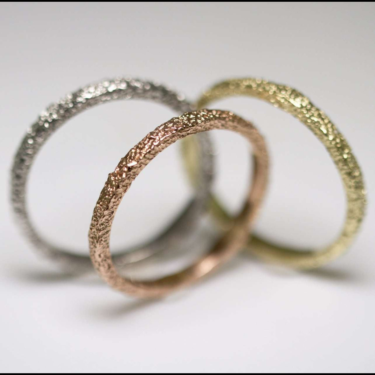 Rings-Inspired by the frosty landscapes of Estonia, this detailed gold band is delicate and sophisticated. Stunning as a stand alone ring or stacked.-ELIISE MAAR JEWELLERY