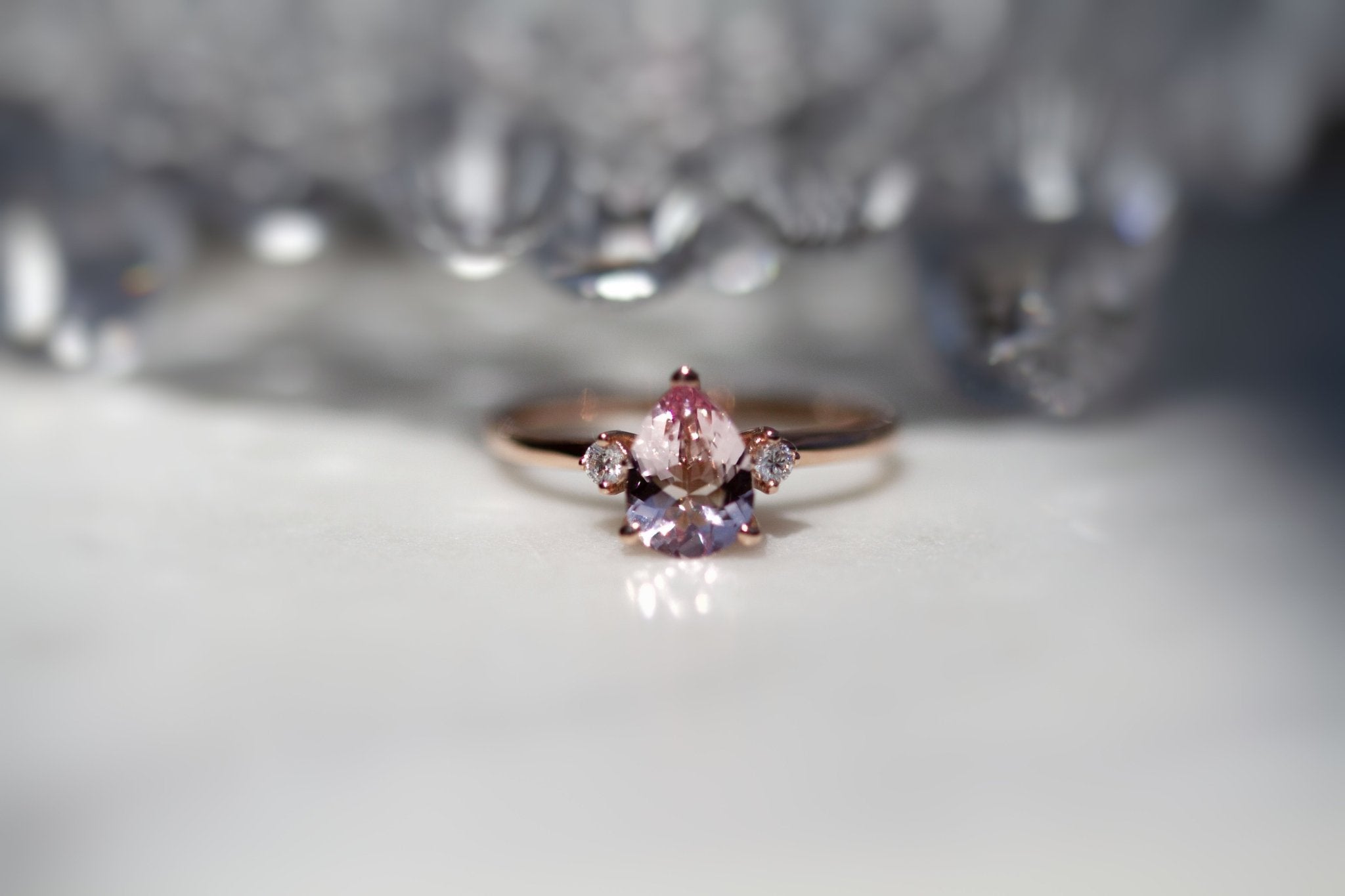 Amari Ring Morganite-Rings-Eliise Maar Fine Jewellery Australia-Eliise Maar Jewellery
