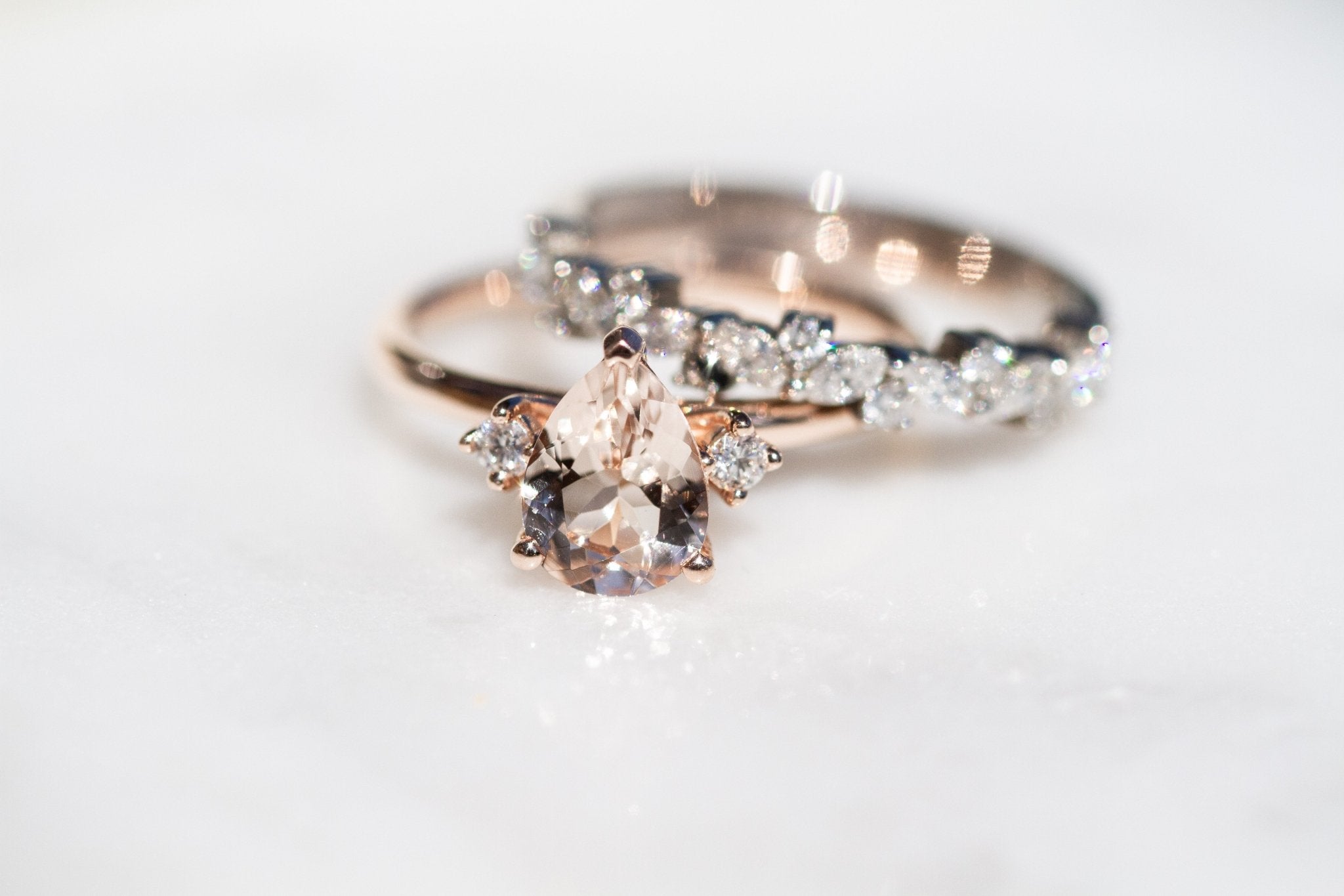 Amari Ring Morganite-Rings-Eliise Maar Fine Jewellery Australia-Eliise Maar Jewellery