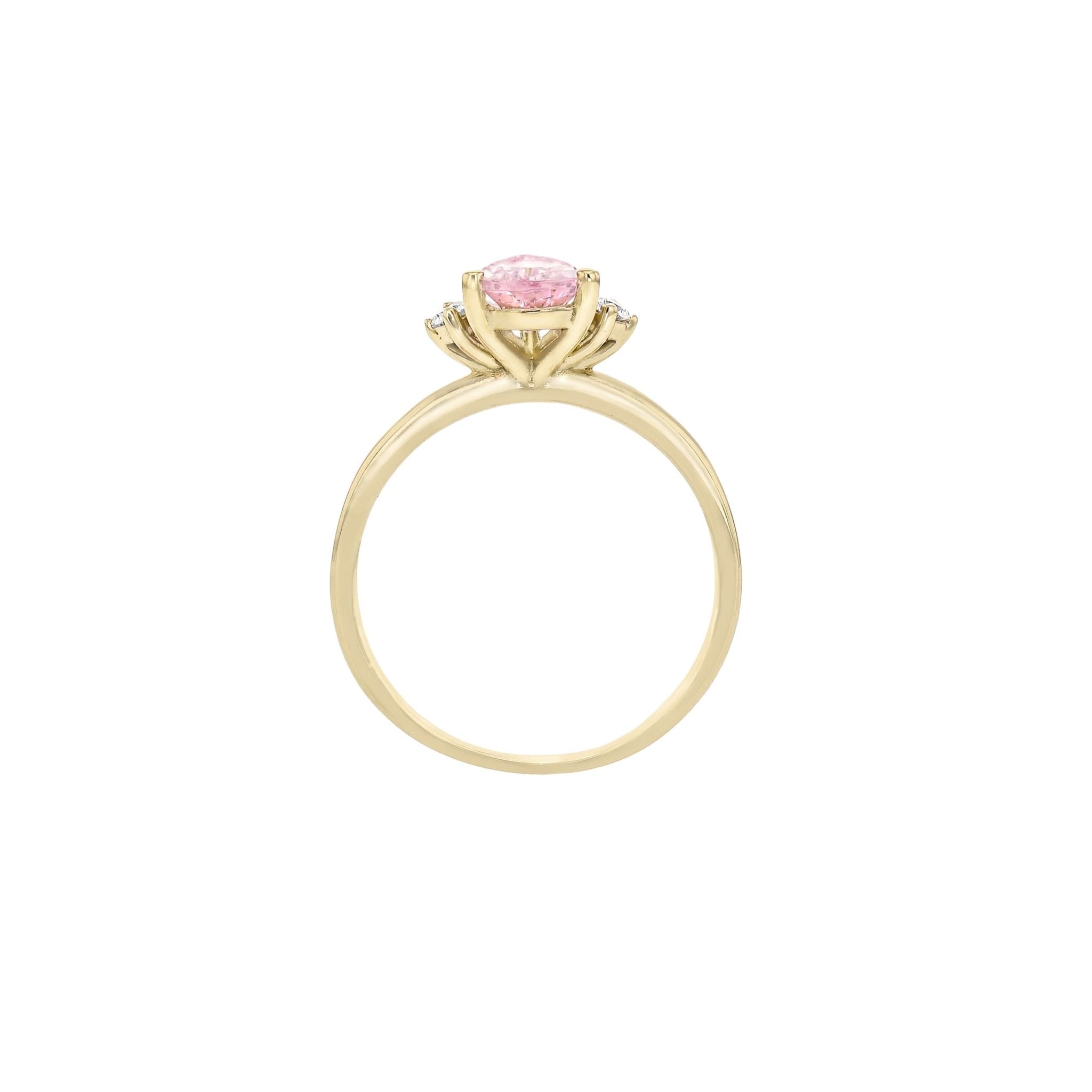 Amari Ring Morganite-Rings-Eliise Maar Fine Jewellery Australia-Eliise Maar Jewellery
