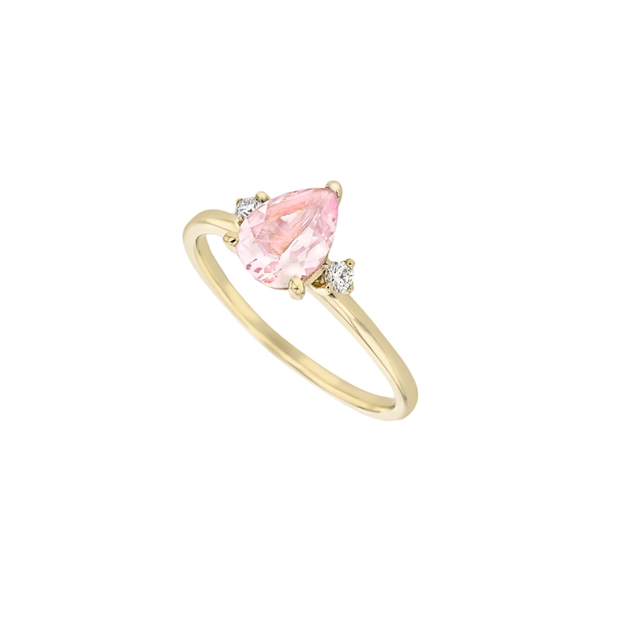 Amari Ring Morganite-Rings-Eliise Maar Fine Jewellery Australia-Eliise Maar Jewellery
