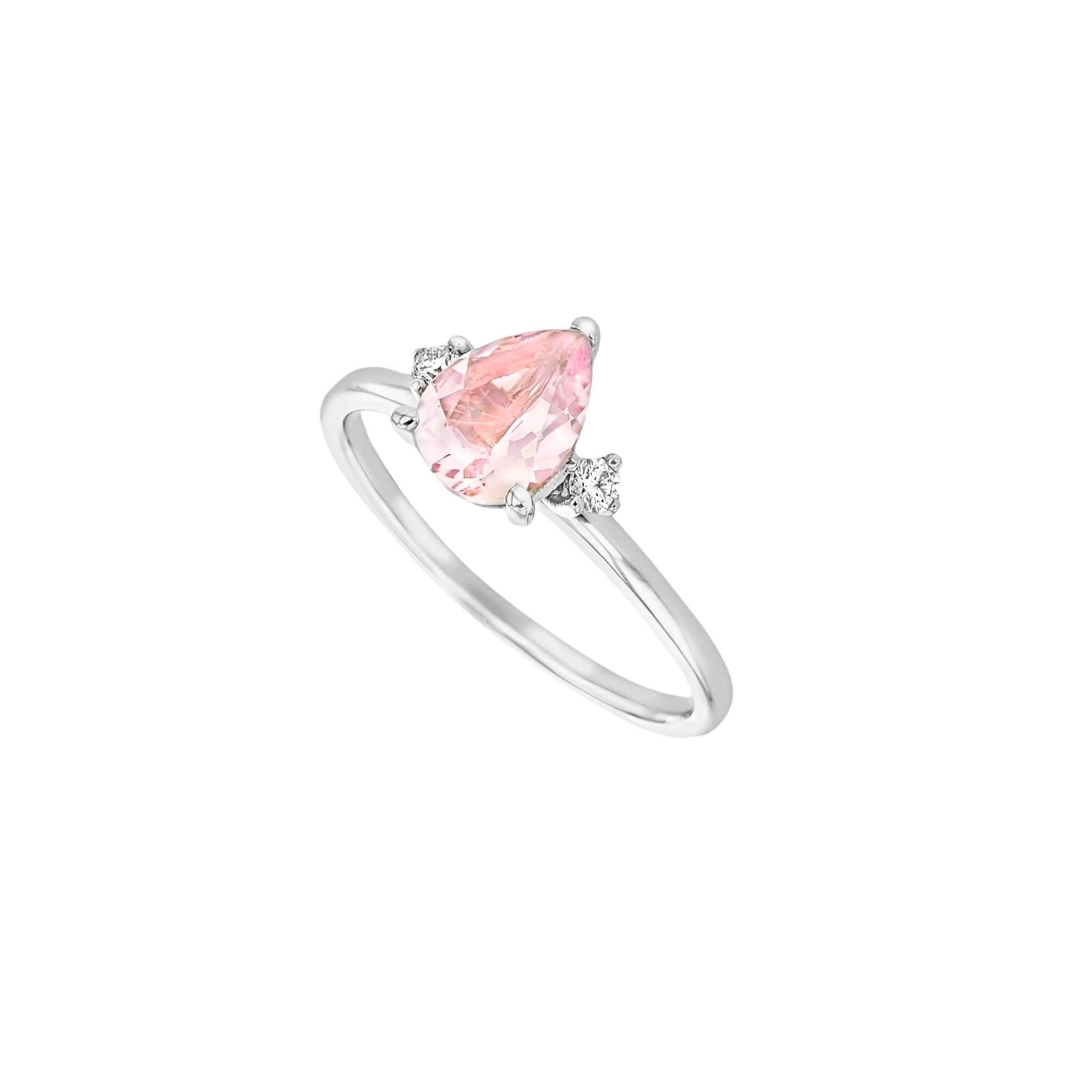 Amari Ring Morganite-Rings-Eliise Maar Fine Jewellery Australia-Eliise Maar Jewellery