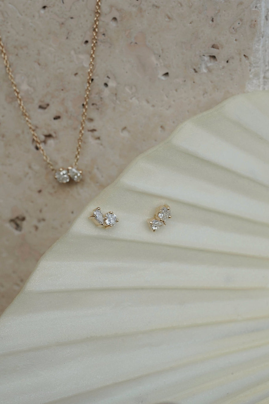Angelica Diamond Earrings - Eliise Maar Jewellery