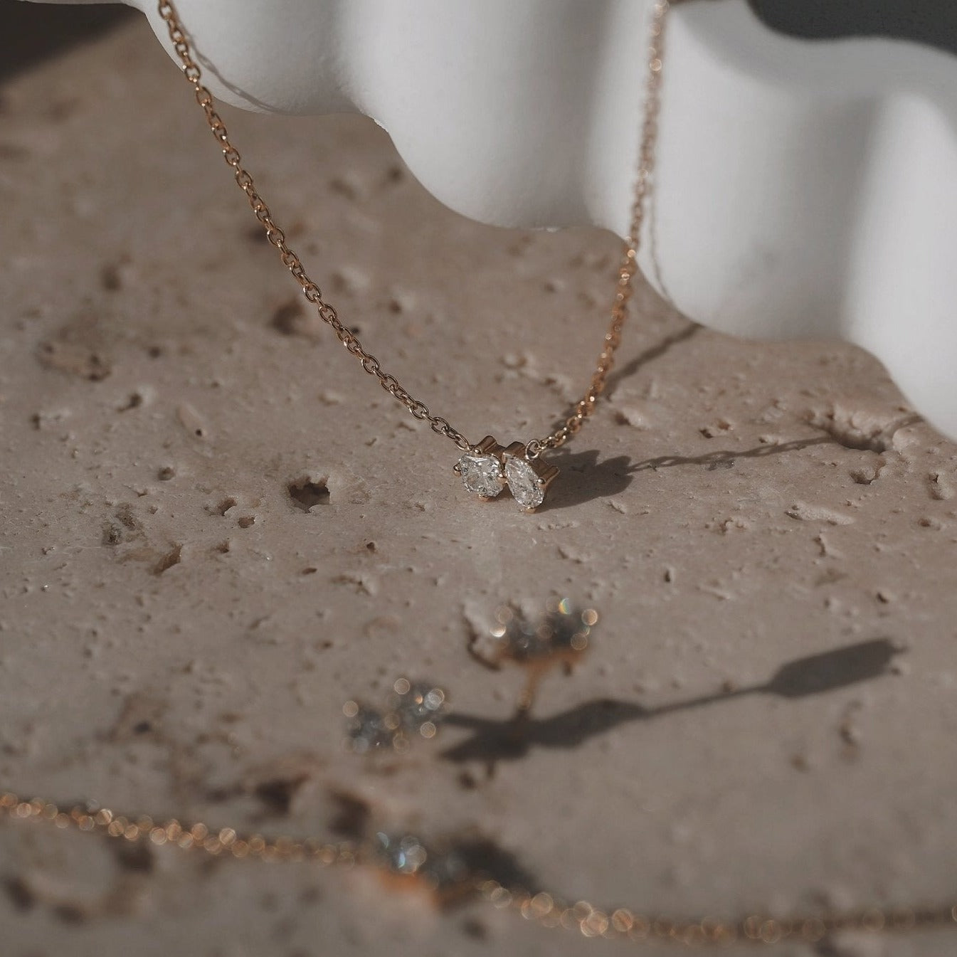 Angelica Diamond Necklace-Necklaces-Eliise Maar Fine Jewellery Australia-Eliise Maar Jewellery