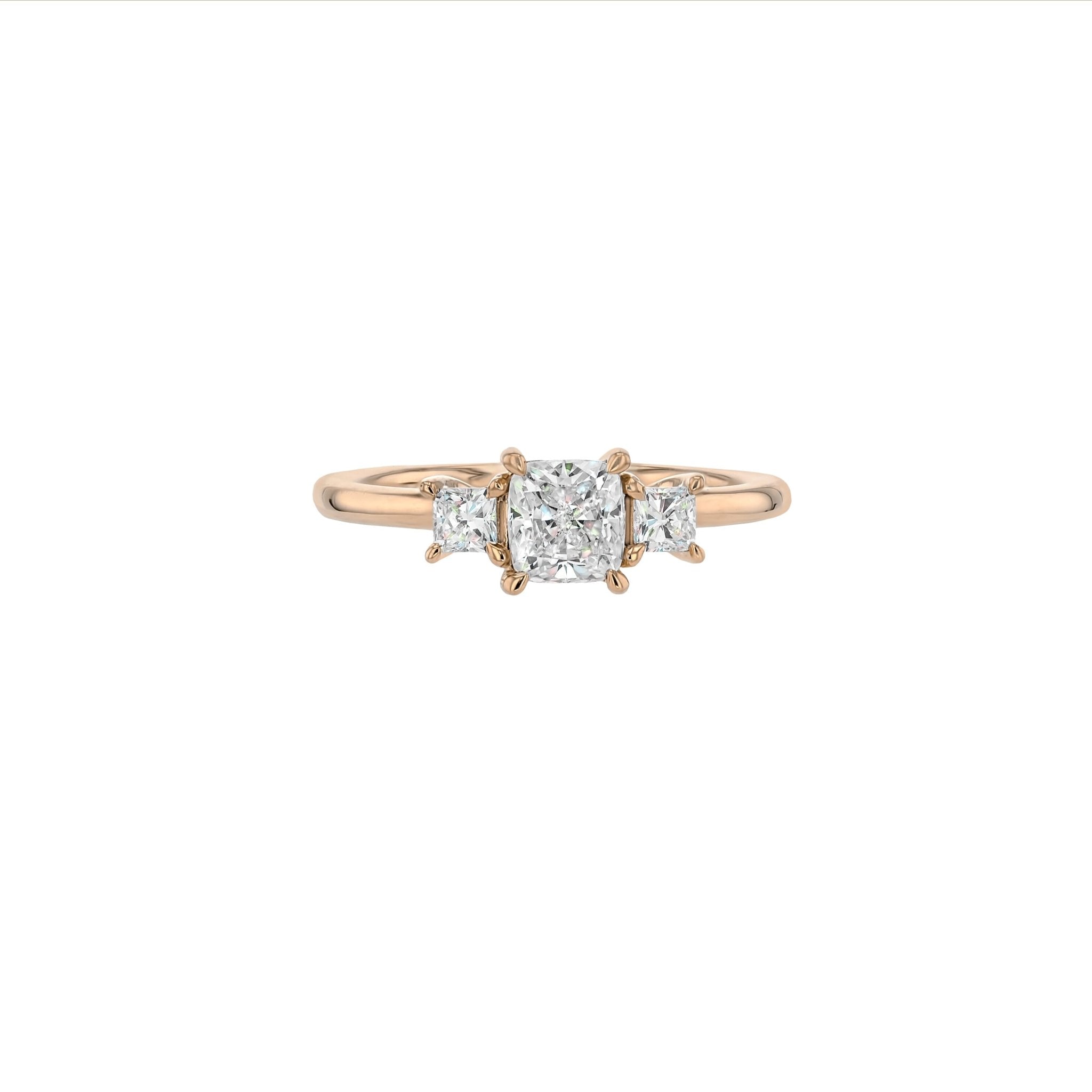 Ava Diamond Trilogy Ring-Rings-Eliise Maar Fine Jewellery Australia-Eliise Maar Jewellery