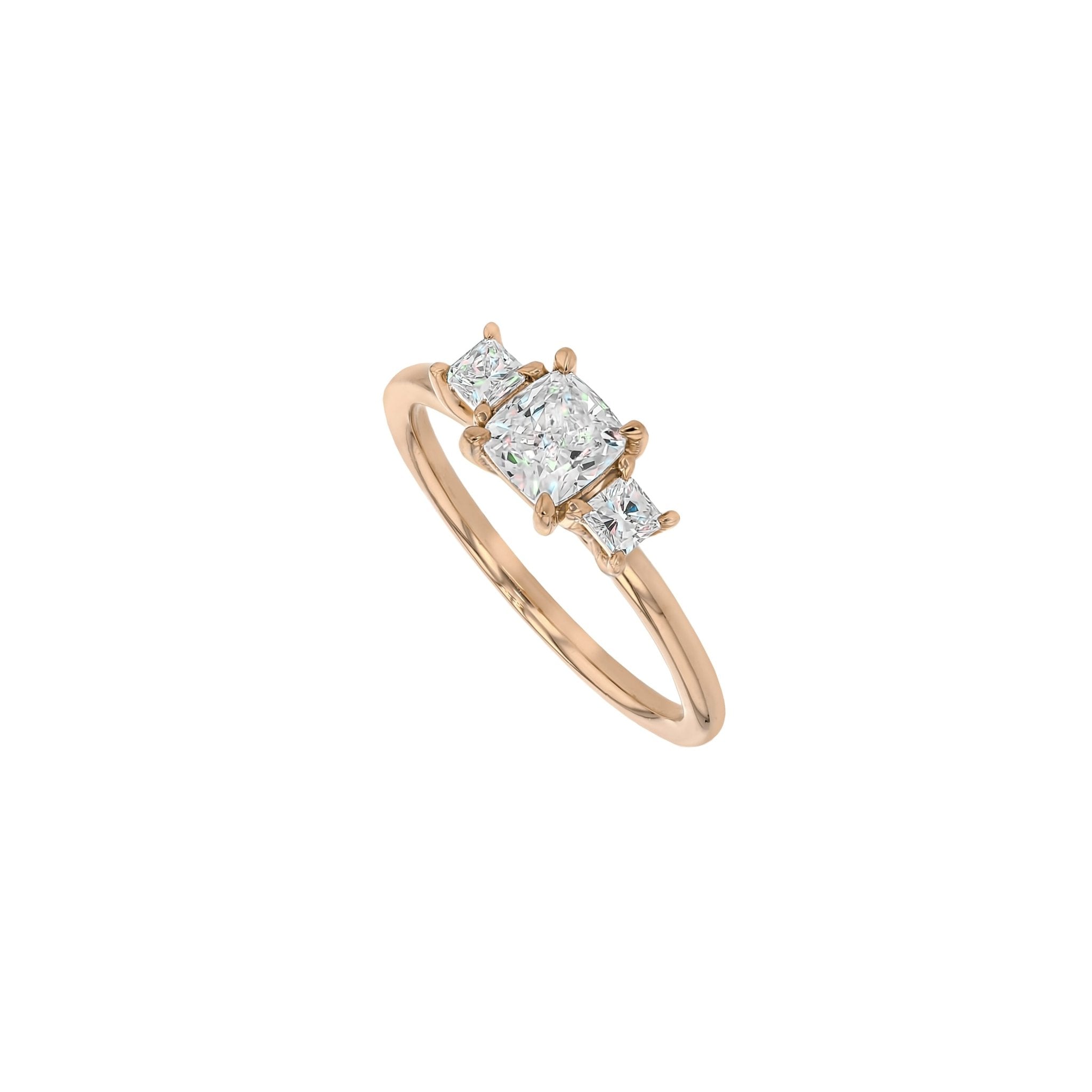 Ava Diamond Trilogy Ring-Rings-Eliise Maar Fine Jewellery Australia-Eliise Maar Jewellery