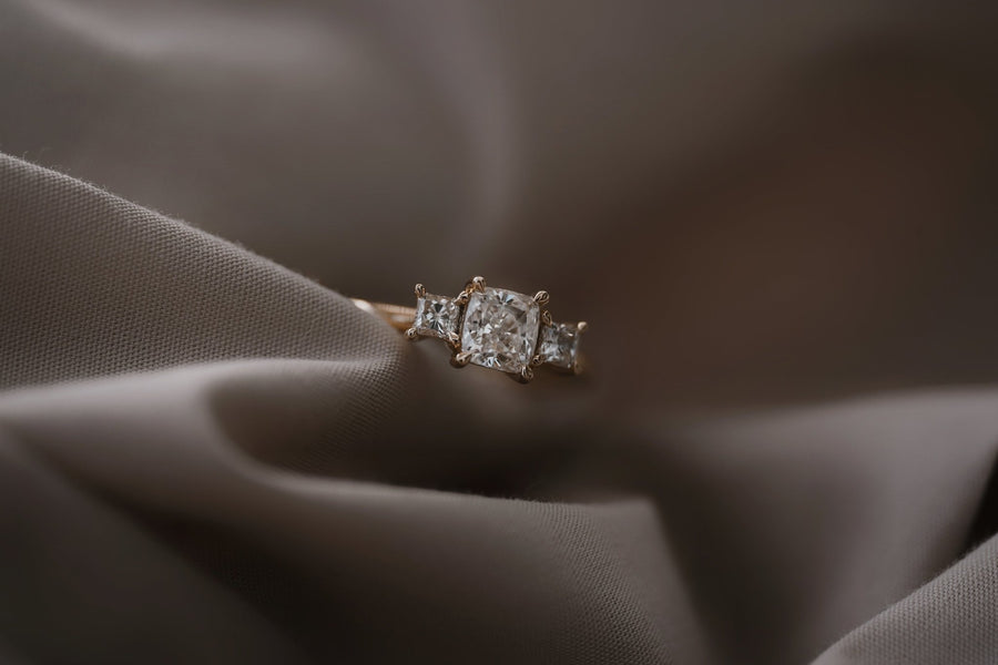 Ava Diamond Trilogy Ring - Eliise Maar Jewellery