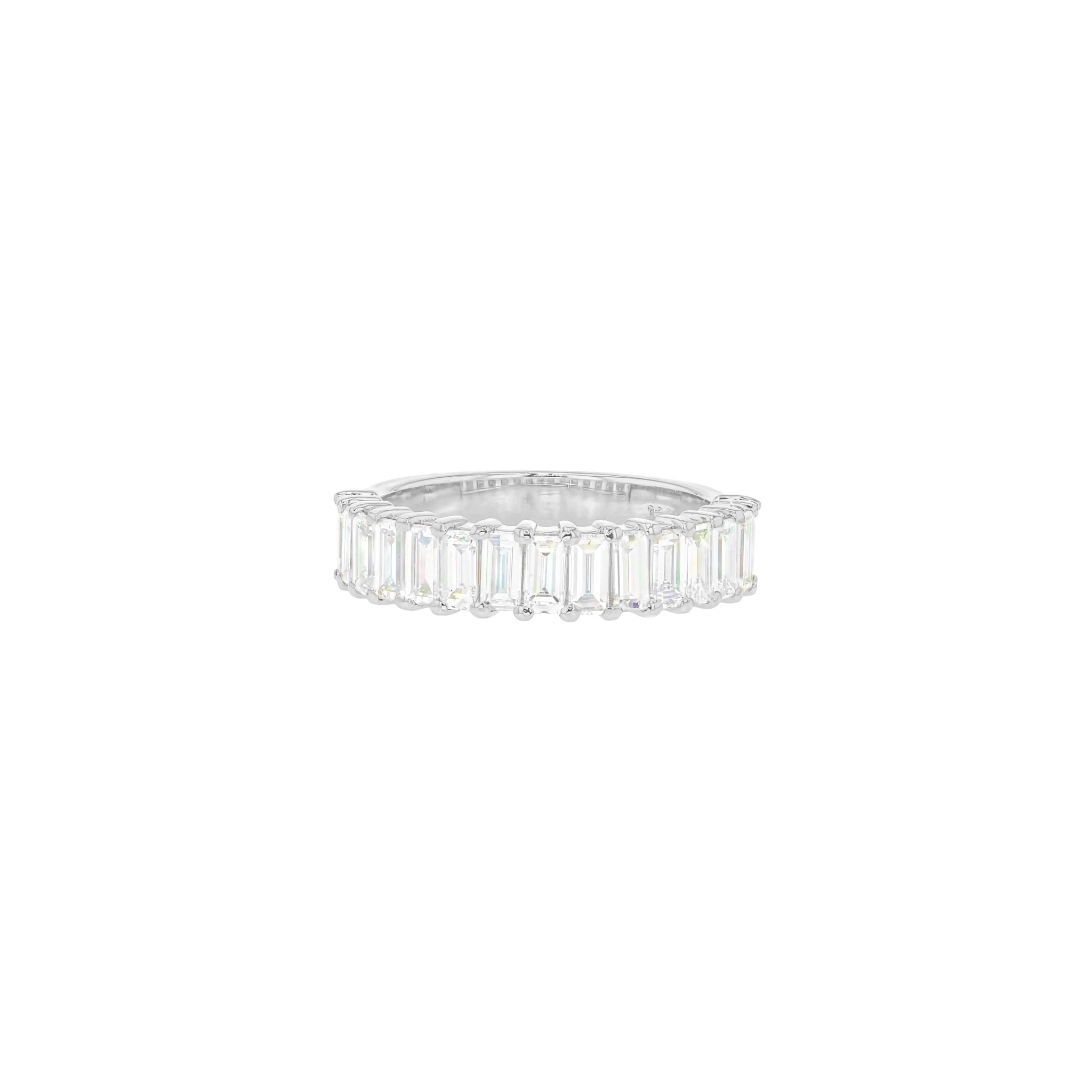 Bamboo Luxe Baguette Diamond Band-Diamond Band-Eliise Maar Fine Jewellery Australia-Eliise Maar Jewellery