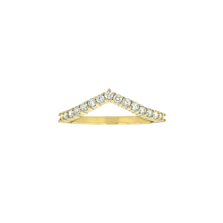 Celine Diamond Band - 9K Yellow Gold - Eliise Maar Jewellery