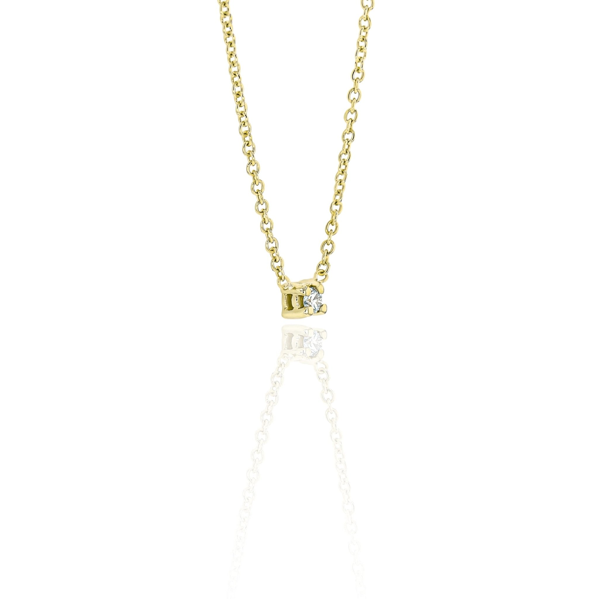 Dainty Diamond Necklace 0.03ct-Necklaces-Eliise Maar Fine Jewellery Australia-Eliise Maar Jewellery