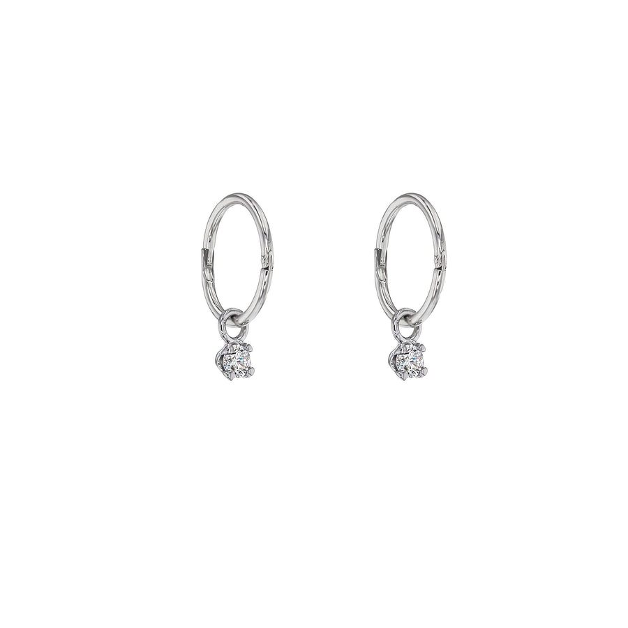 Diamond Sleeper Earrings - Eliise Maar Jewellery