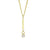 Diamond Yellow Gold Bar Necklace - Eliise Maar Jewellery