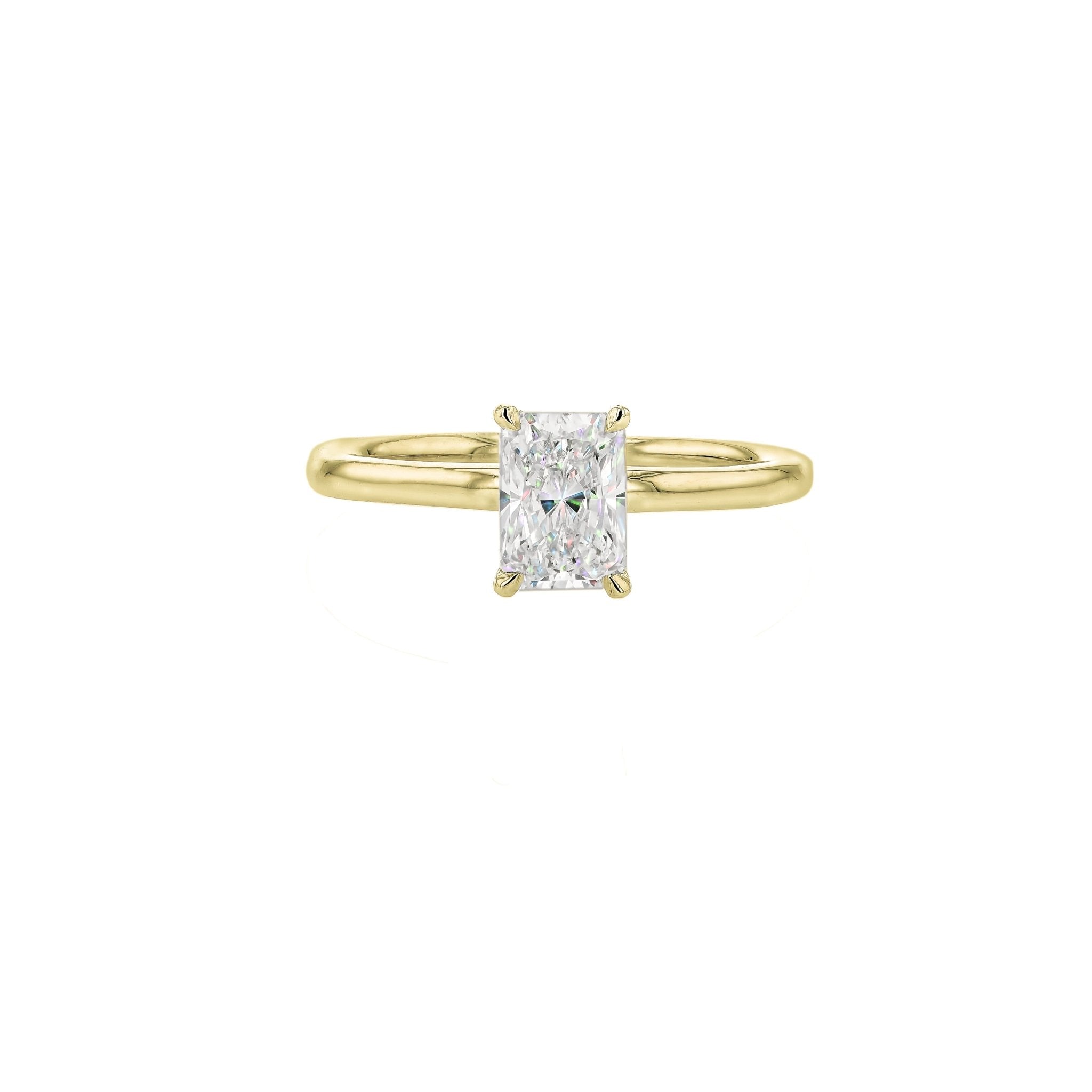 Elle Radiant Diamond Solitaire-Rings-Eliise Maar Fine Jewellery Australia-Eliise Maar Jewellery