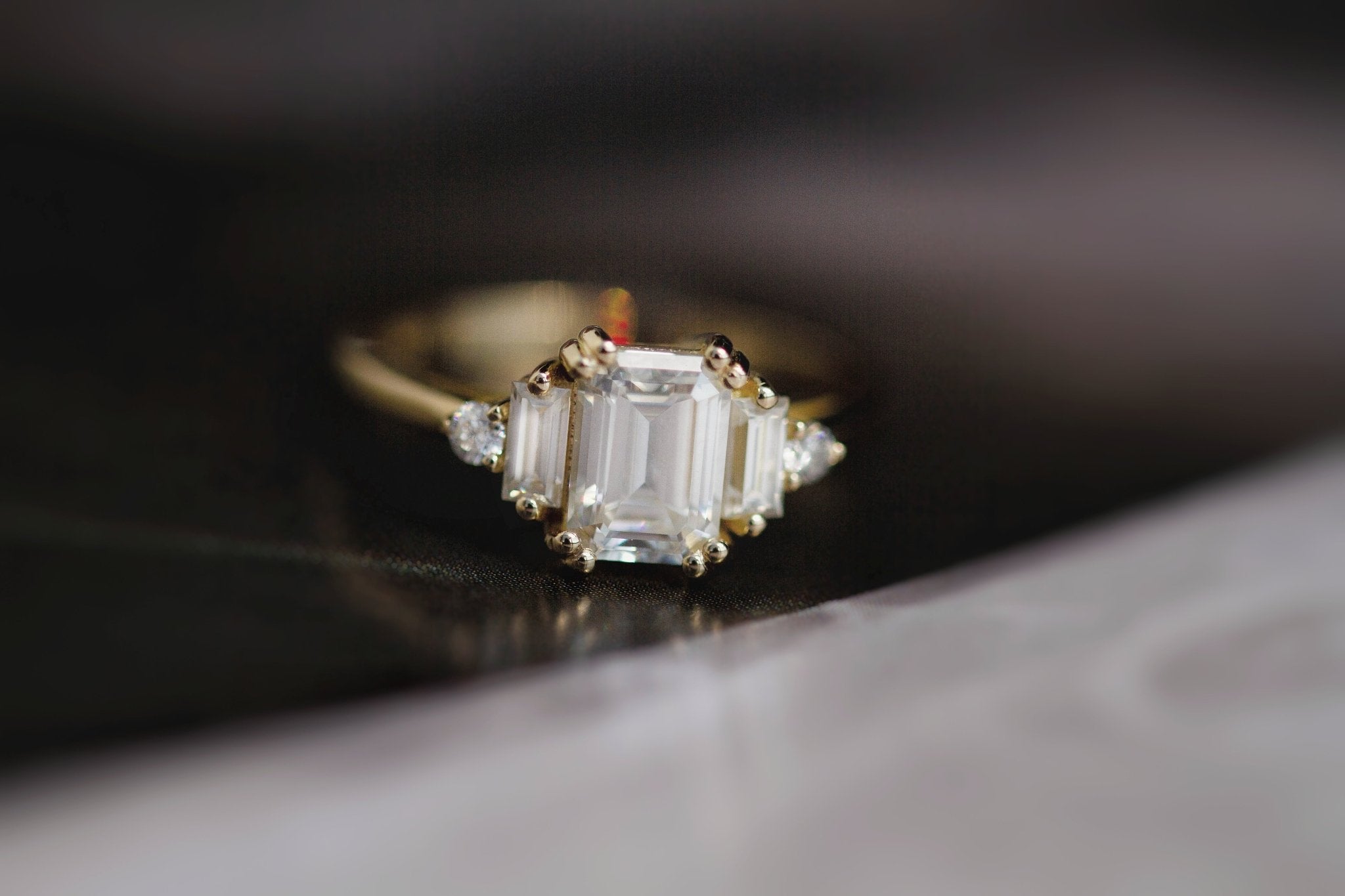 Evie Moissanite Ring-Rings-Eliise Maar Fine Jewellery Australia-Eliise Maar Jewellery