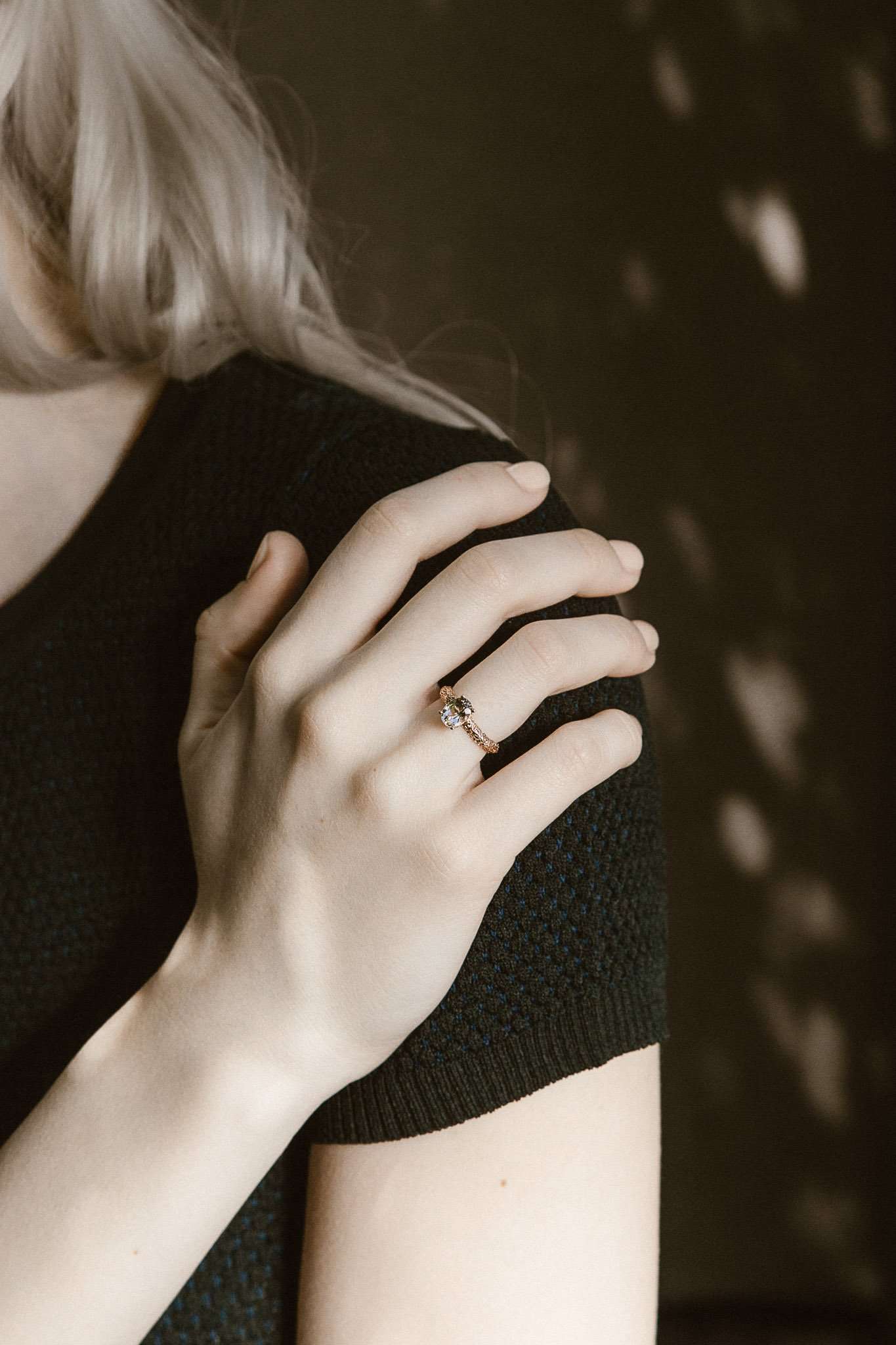 Fine Frost Morganite Rose Gold - Eliise Maar Jewellery