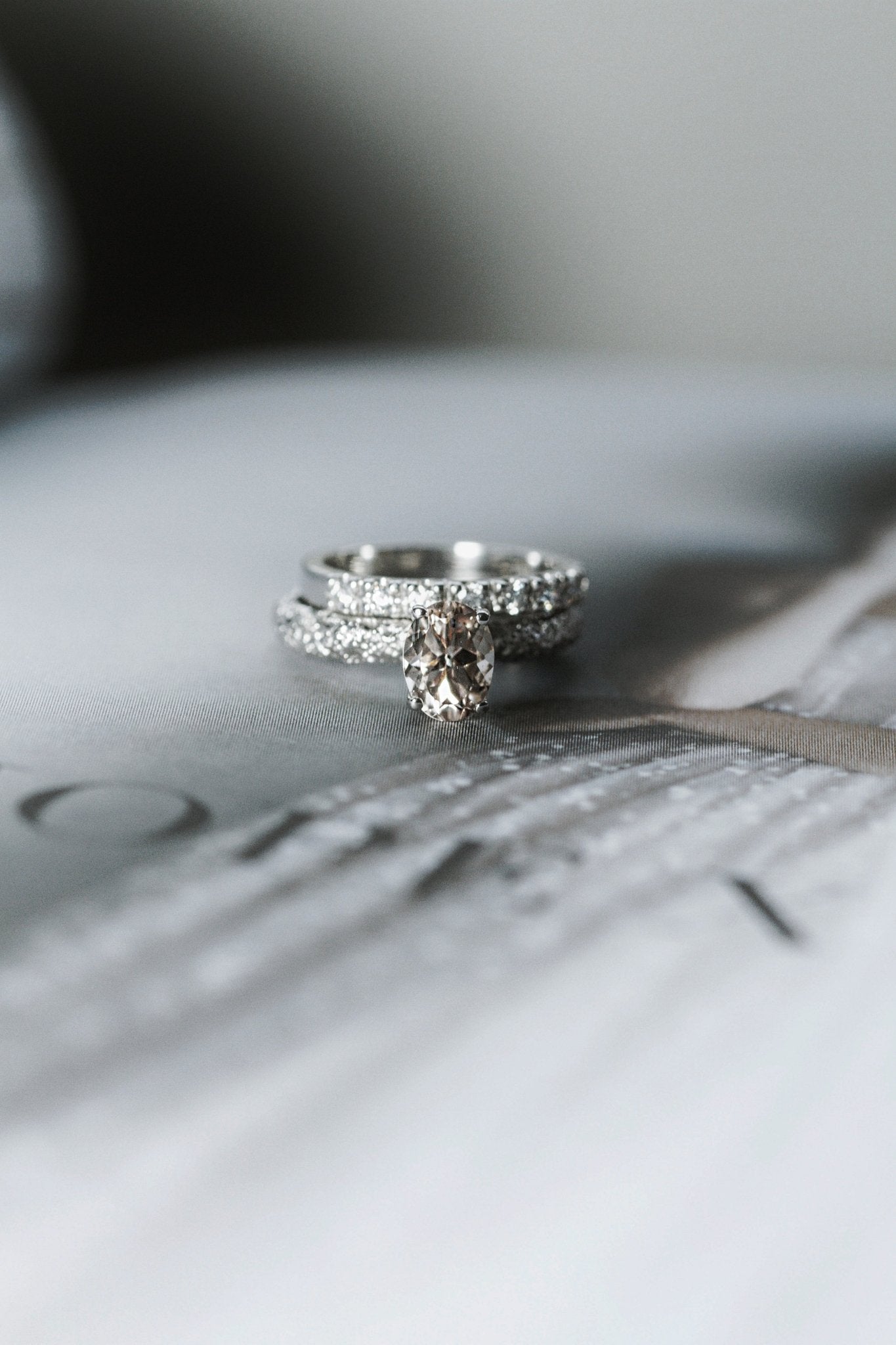 Fine Frost Morganite White Gold - Eliise Maar Jewellery