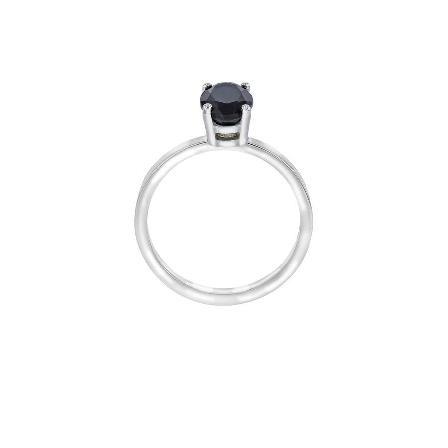 Fleur Black Spinel Ring - Eliise Maar Jewellery