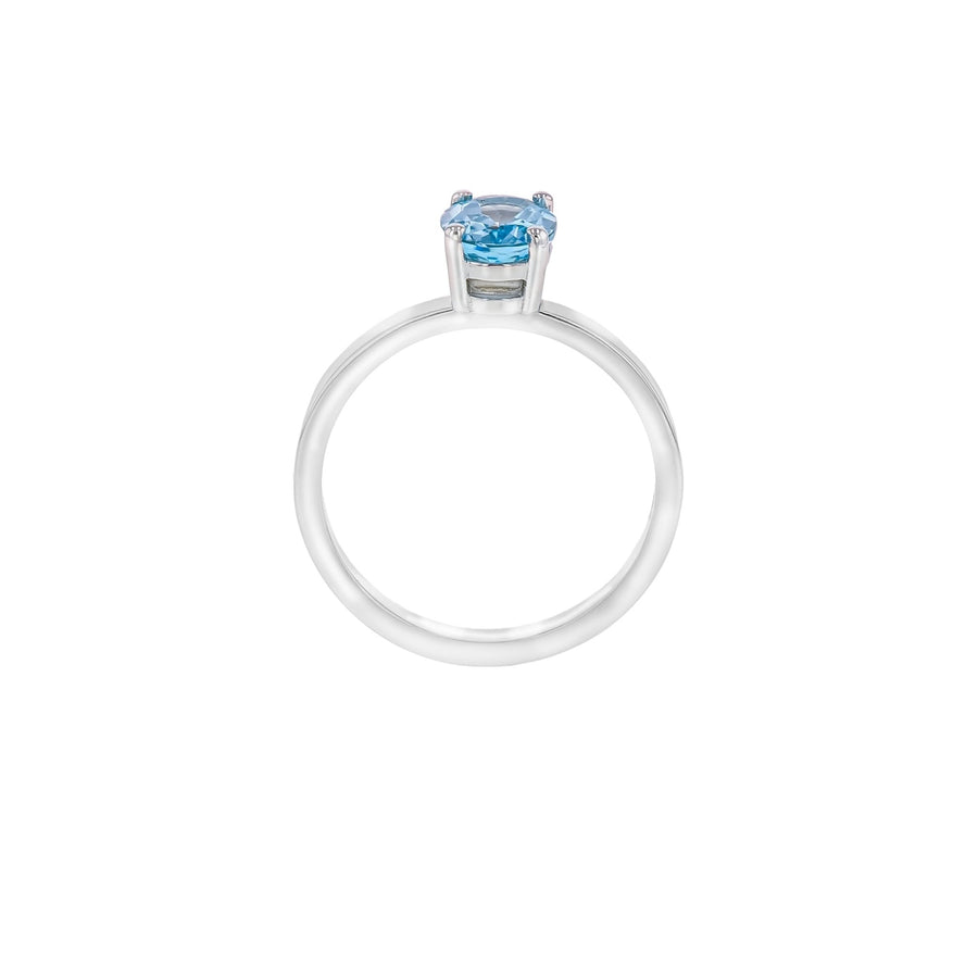 Fleur Topaz Ring White - Eliise Maar Jewellery