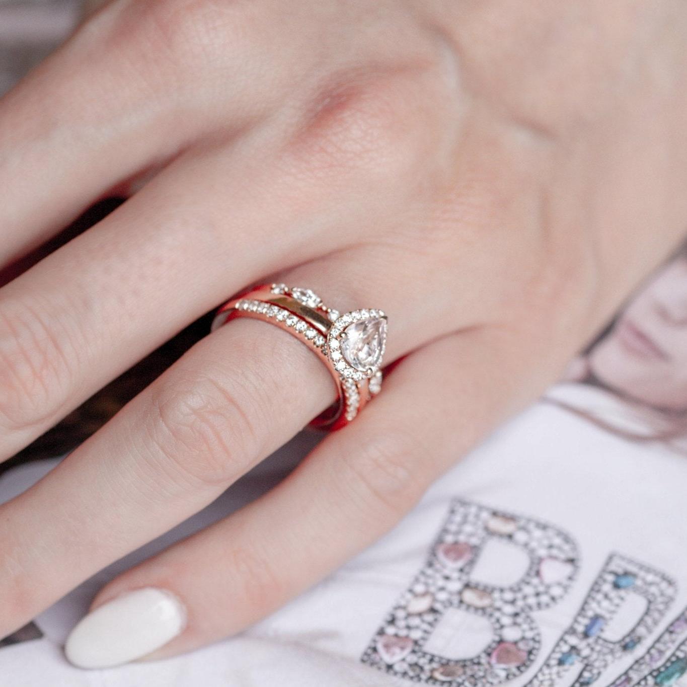 Frost Lily Ring Morganite-Engagement Rings-Eliise Maar Fine Jewellery Australia-Eliise Maar Jewellery